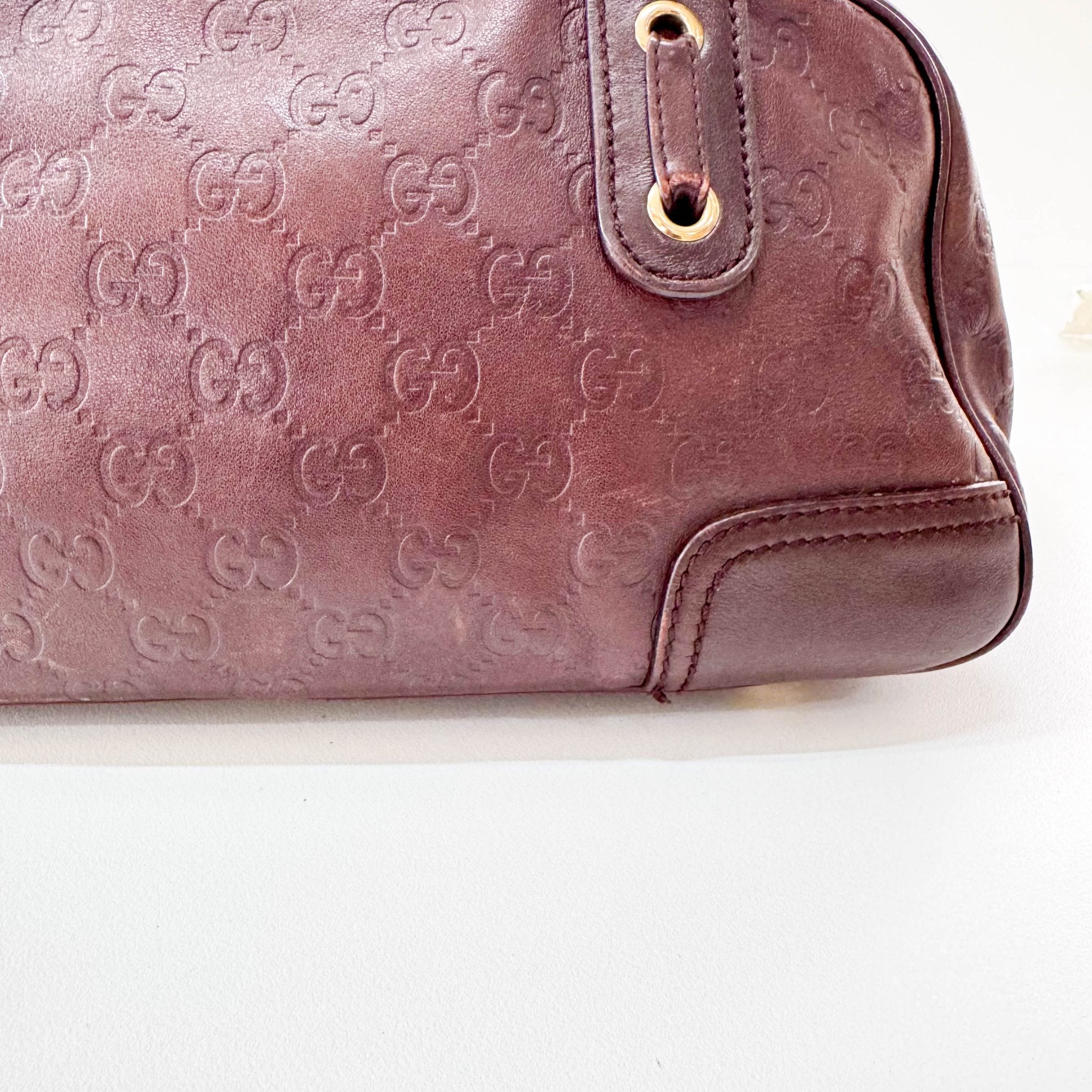 GUCCI Guccisima Brown Leather Shoulder Bag, in , Sold by HIVE PRELOVED - Shoulder Bags, ,