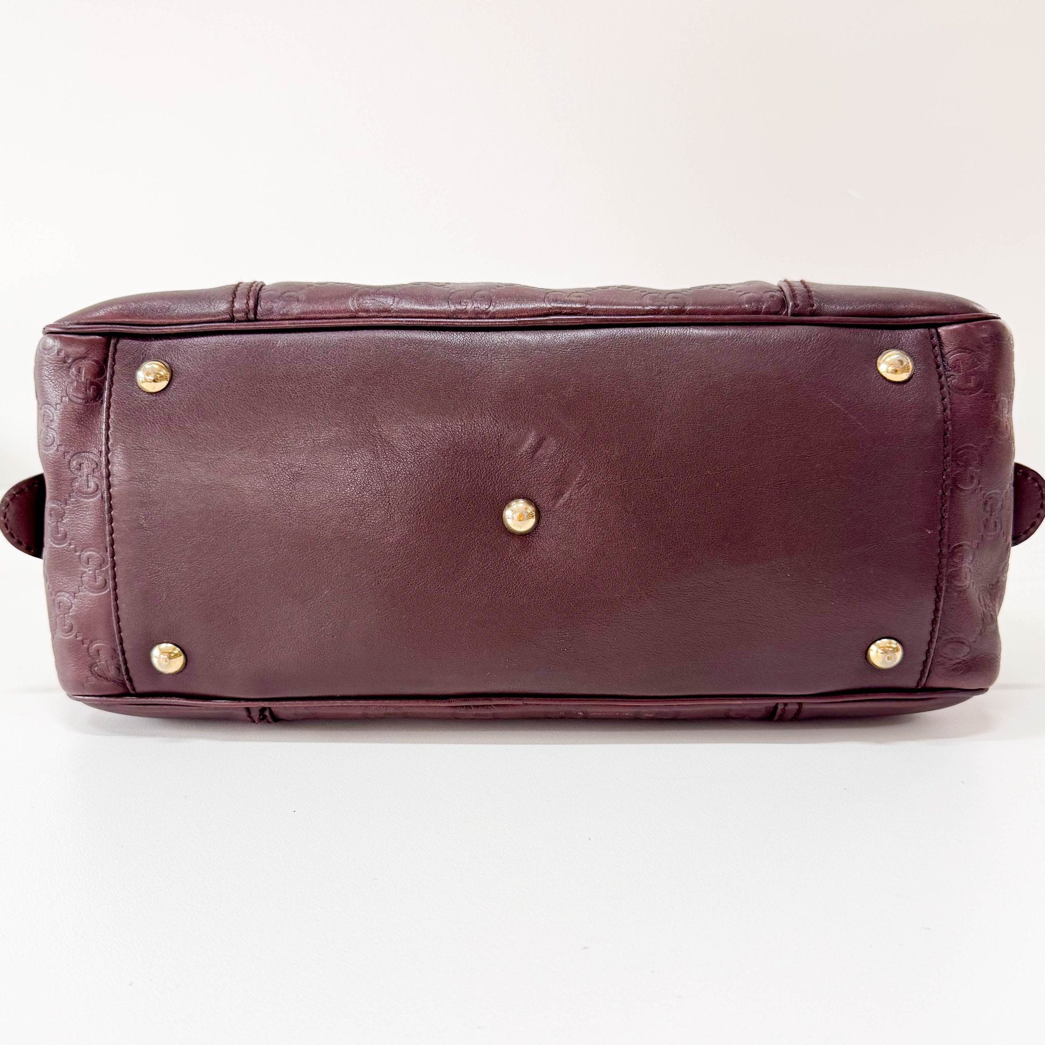 GUCCI Guccisima Brown Leather Shoulder Bag, in , Sold by HIVE PRELOVED - Shoulder Bags, ,