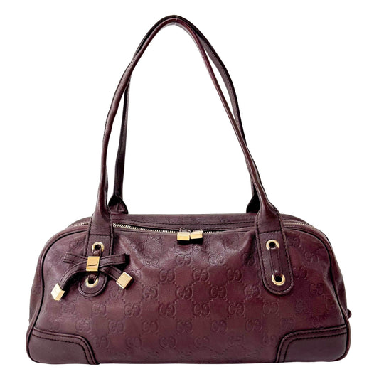 GUCCI Guccisima Brown Leather Shoulder Bag, in , Sold by HIVE PRELOVED - Shoulder Bags, ,