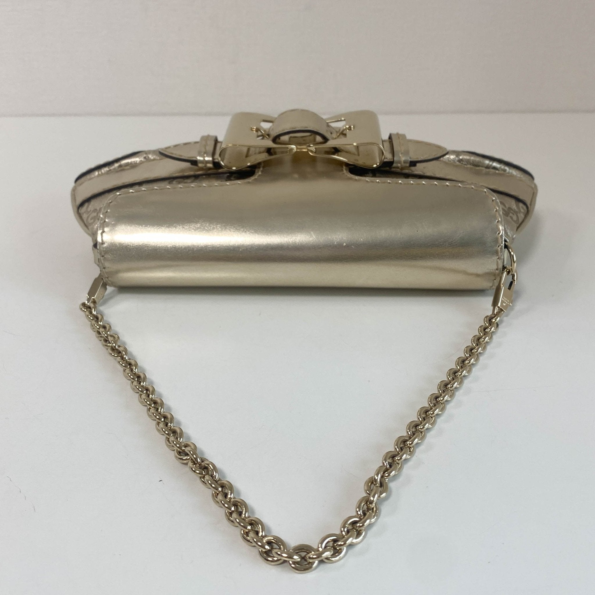 GUCCI Guccisima Gold Leather Chain Shoulder Bag, in , Sold by HIVE PRELOVED - Shoulder Bags, ,