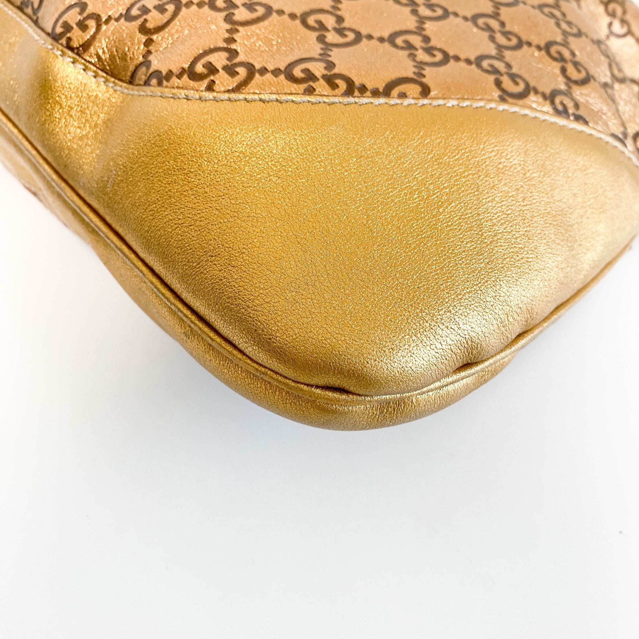 GUCCI Guccissima Gold Leather Jackie Shoulder Bag Gold Hardware, in , Sold by HIVE PRELOVED - Shoulder Bags, ,