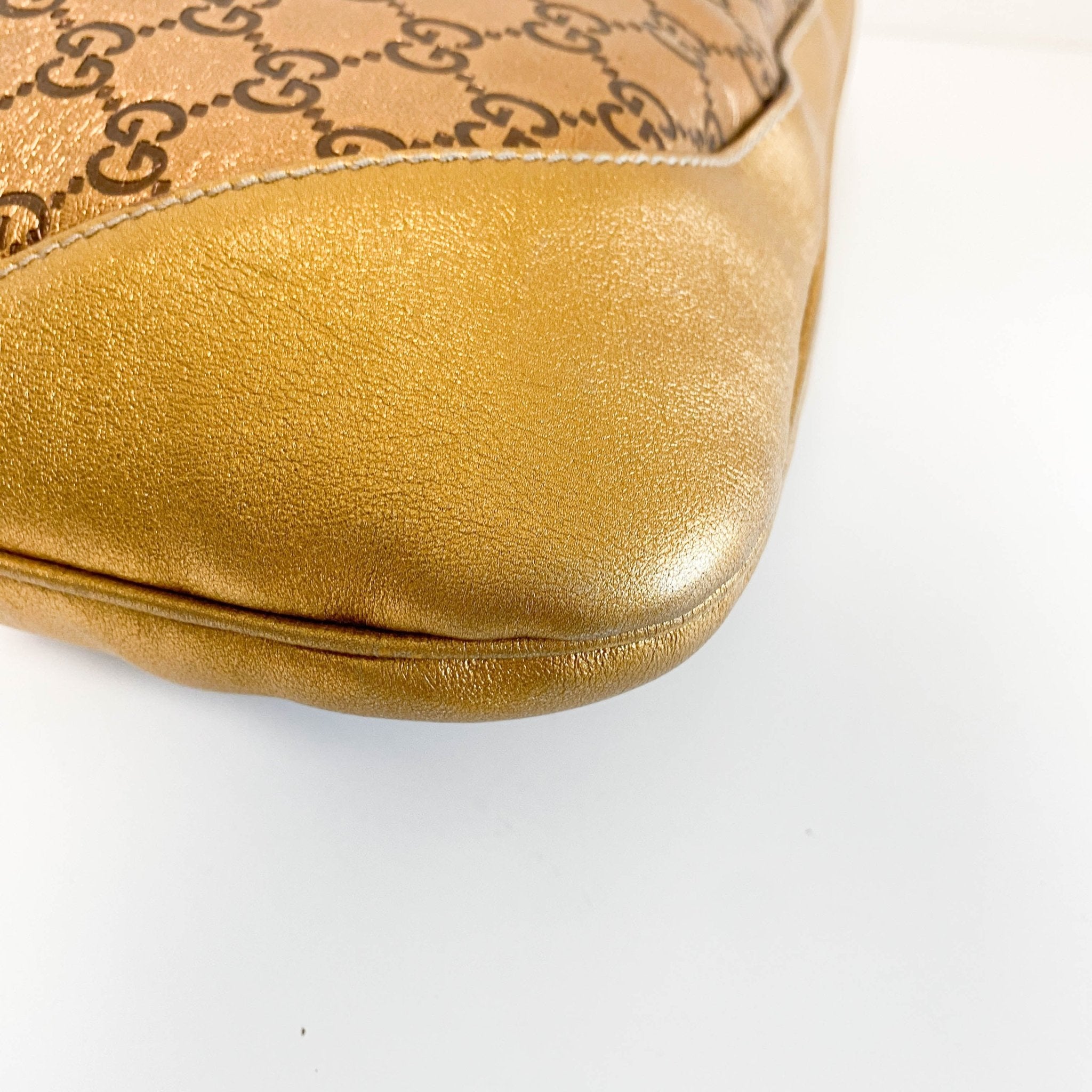 GUCCI Guccissima Gold Leather Jackie Shoulder Bag Gold Hardware, in , Sold by HIVE PRELOVED - Shoulder Bags, ,