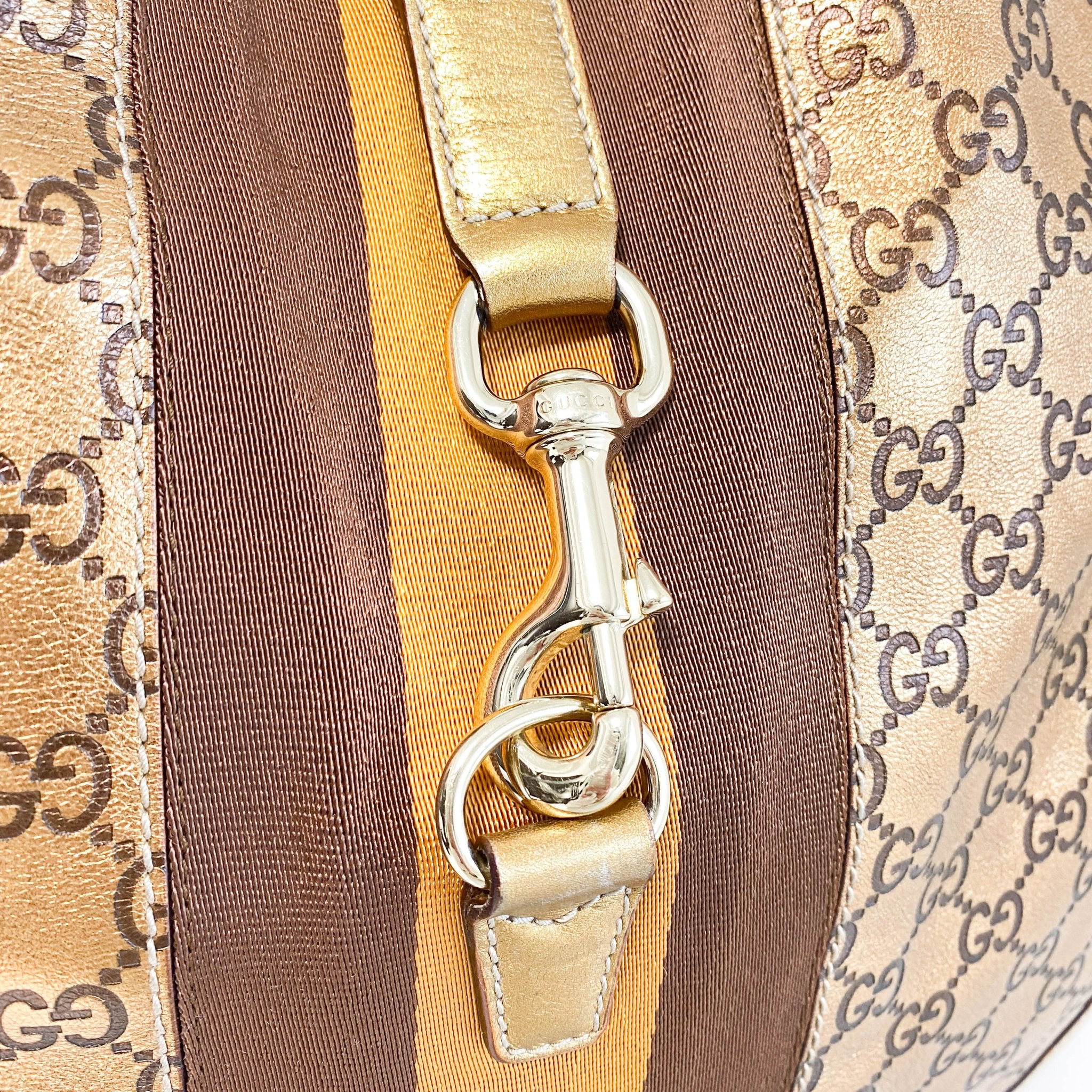GUCCI Guccissima Gold Leather Jackie Shoulder Bag Gold Hardware, in , Sold by HIVE PRELOVED - Shoulder Bags, ,
