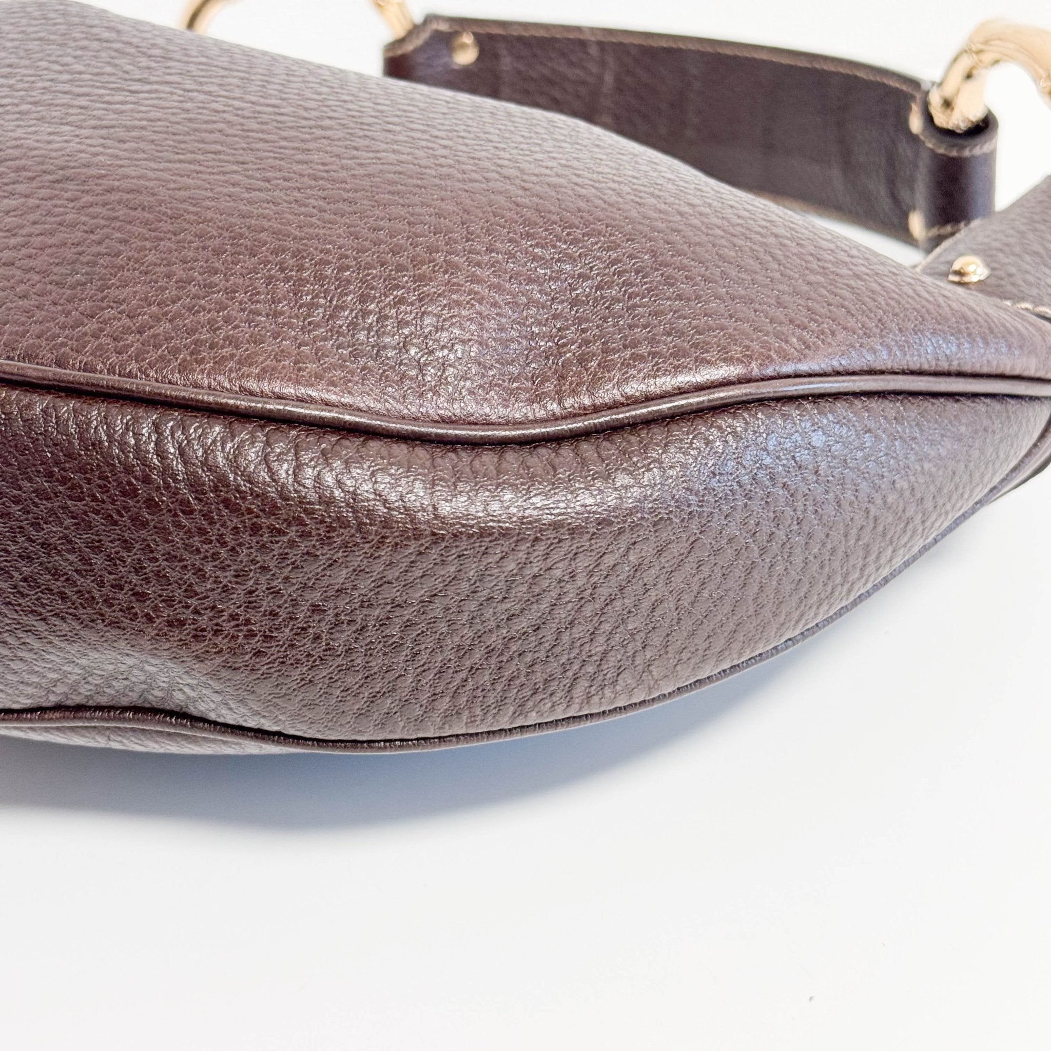 GUCCI Hobo Brown Leather Shoulder Bag, in , Sold by HIVE PRELOVED - Shoulder Bags, ,