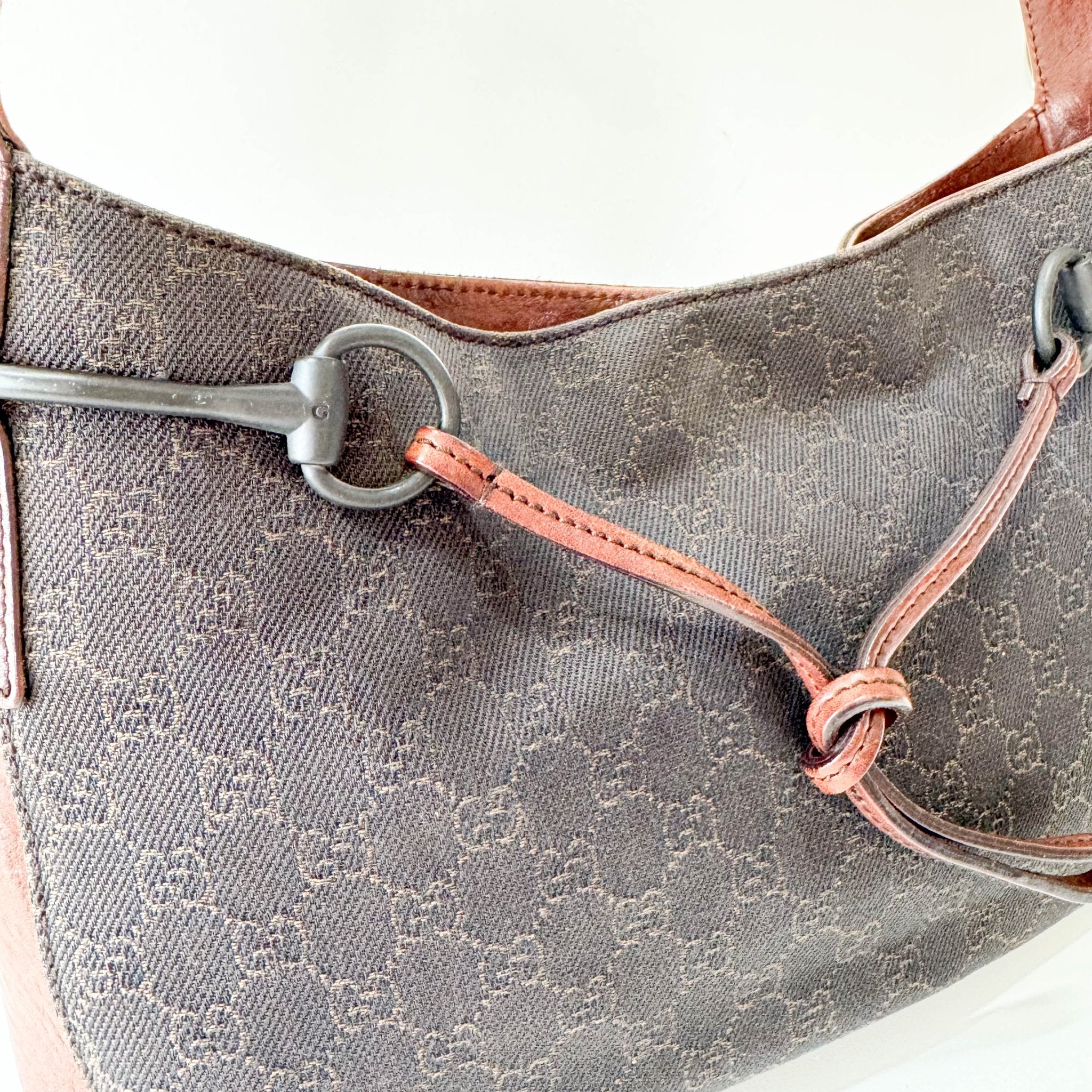 GUCCI Hobo GG Cotton Canvas Shoulder Bag, in , Sold by HIVE PRELOVED - Shoulder Bags, ,