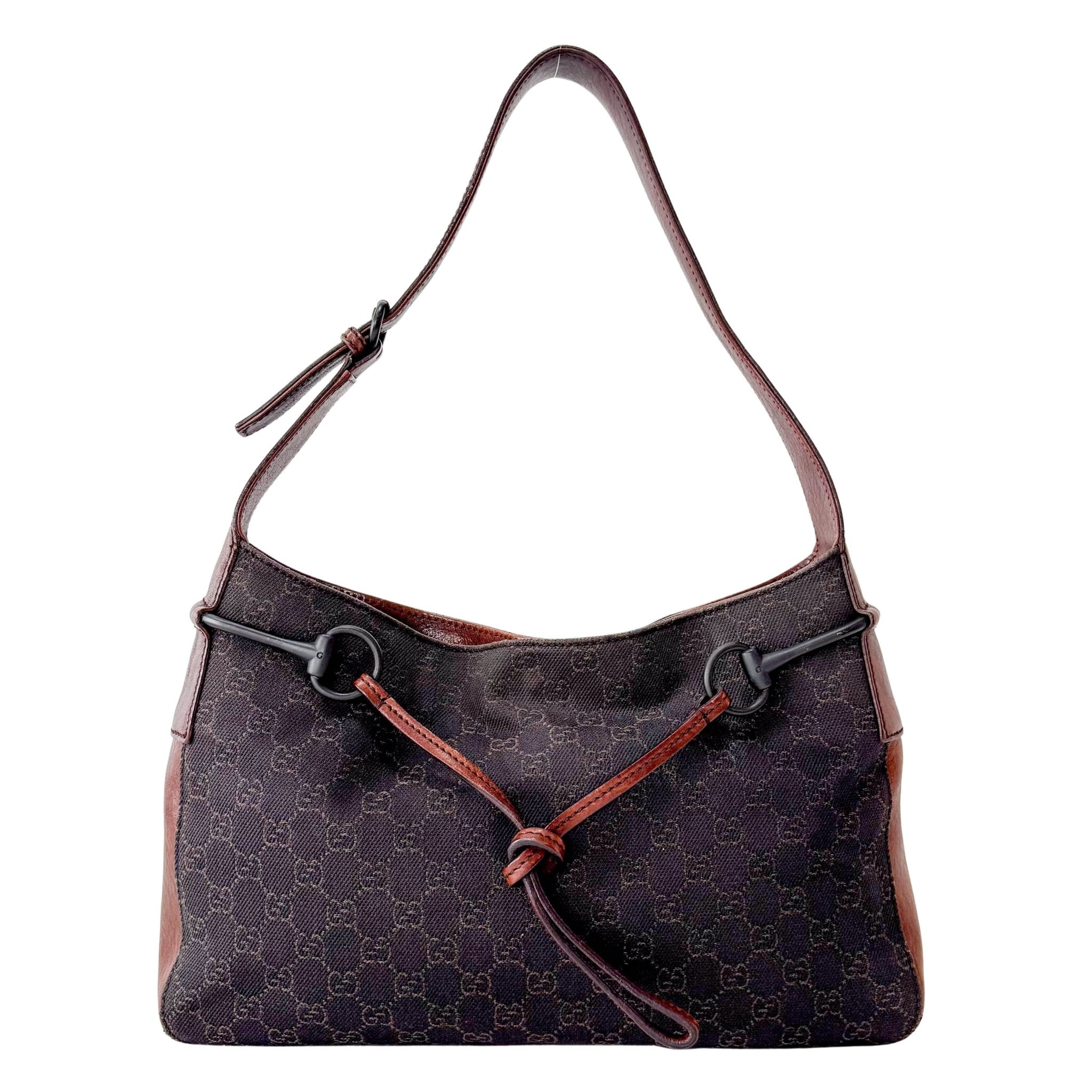 GUCCI Hobo GG Cotton Canvas Shoulder Bag, in , Sold by HIVE PRELOVED - Shoulder Bags, ,