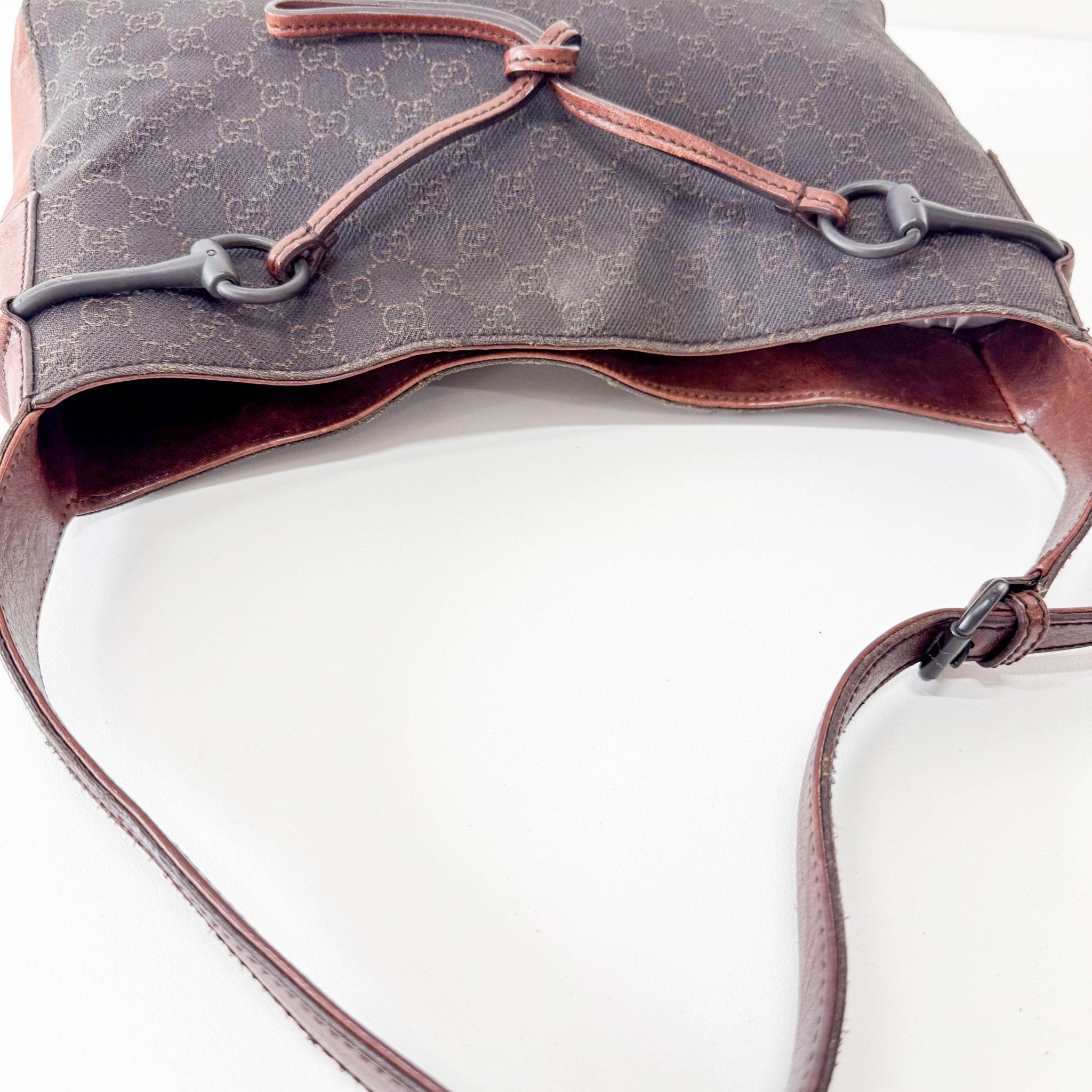 GUCCI Hobo GG Cotton Canvas Shoulder Bag, in , Sold by HIVE PRELOVED - Shoulder Bags, ,