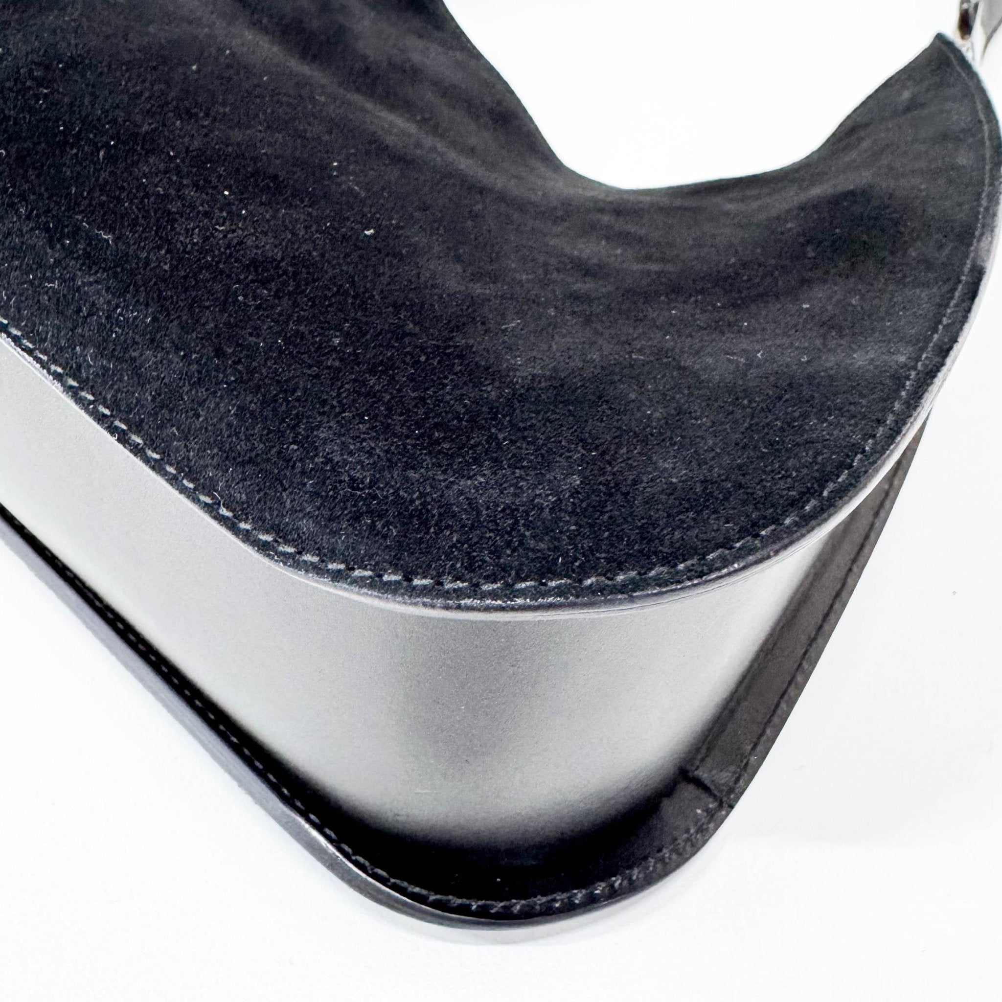 GUCCI Hobo Suede Black Shoulder Bag, in , Sold by HIVE PRELOVED - Shoulder Bags, ,