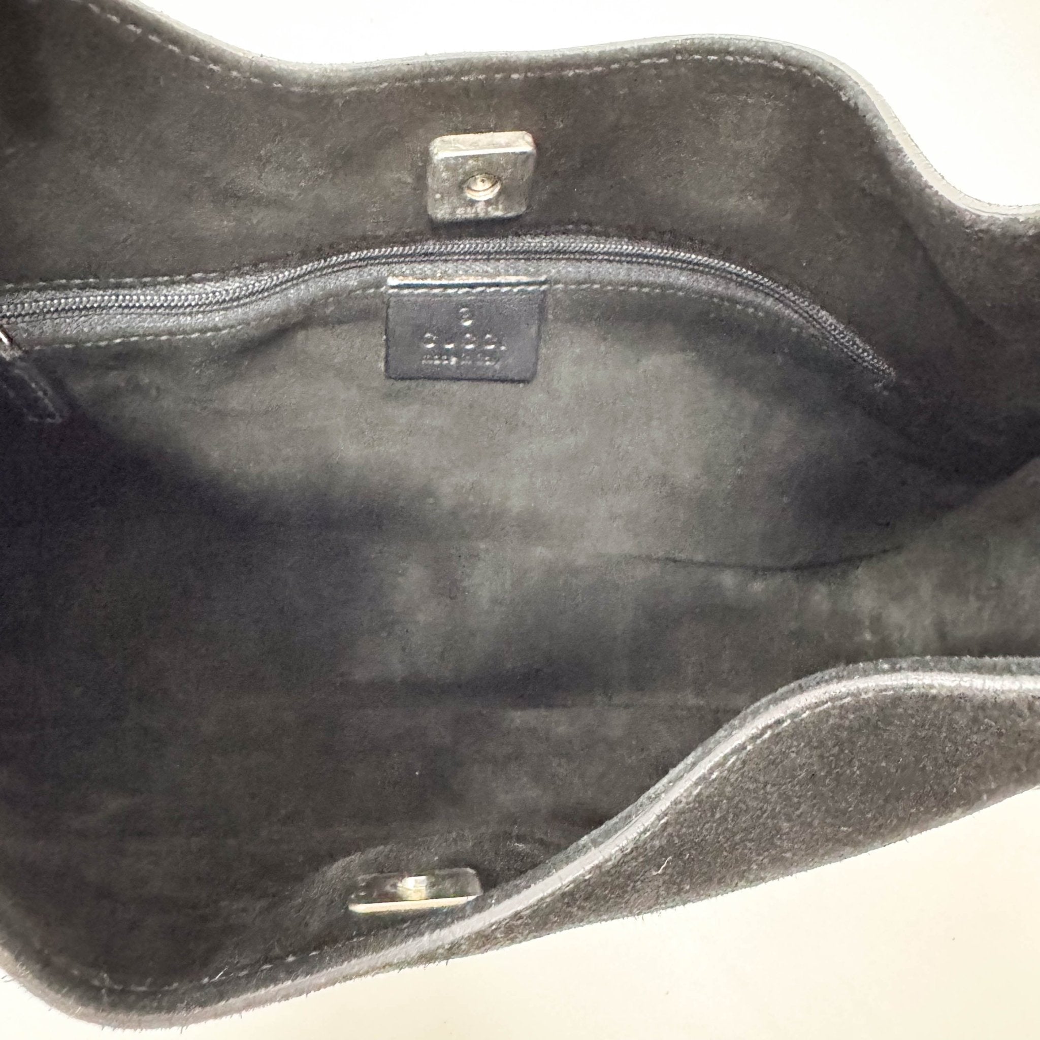 GUCCI Hobo Suede Black Shoulder Bag, in , Sold by HIVE PRELOVED - Shoulder Bags, ,