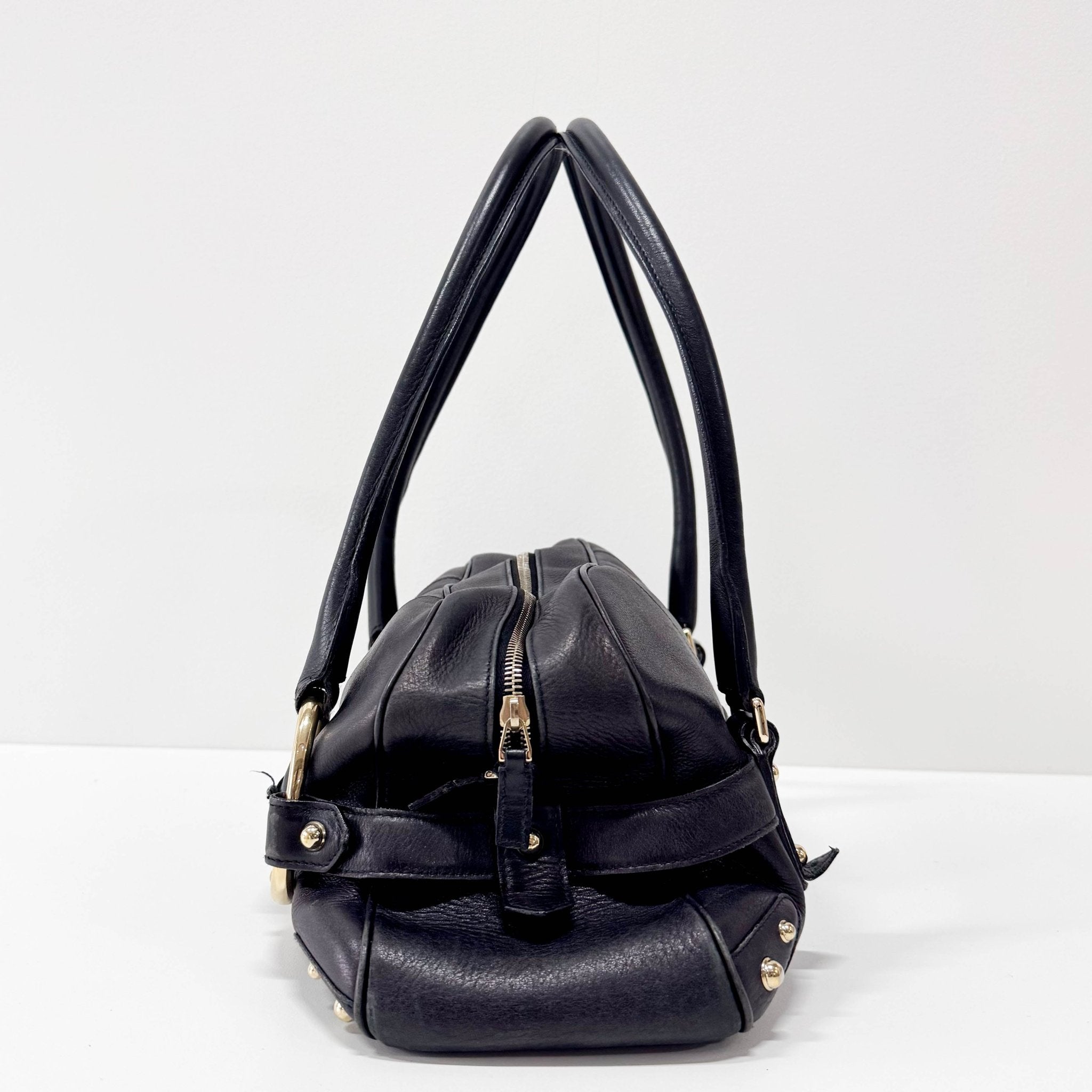 GUCCI Horsebit Black Leather & Chain Detail Shoulder Bag, in , Sold by HIVE PRELOVED - Shoulder Bags, ,