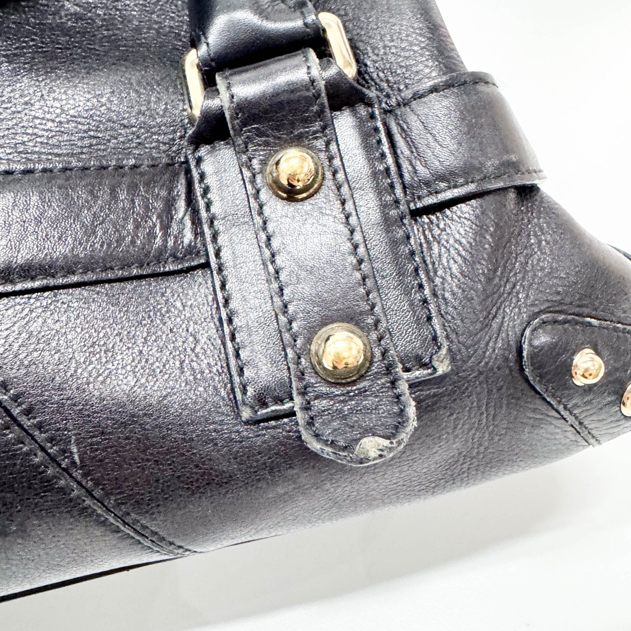 GUCCI Horsebit Black Leather & Chain Detail Shoulder Bag, in , Sold by HIVE PRELOVED - Shoulder Bags, ,