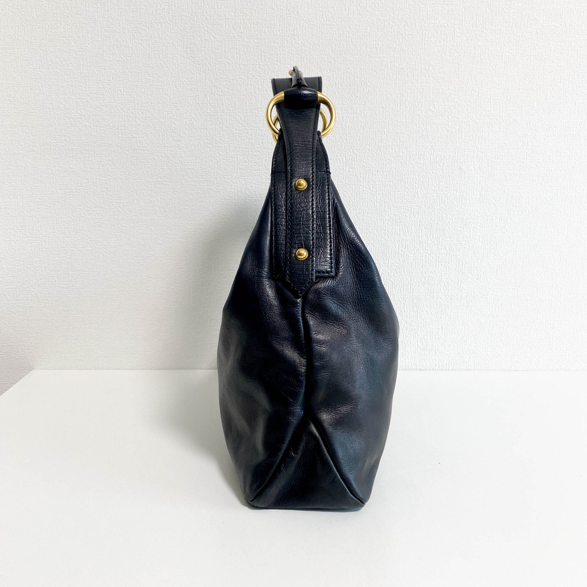 GUCCI Horsebit Black Leather Hobo Shoulder Bag, in , Sold by HIVE PRELOVED - Shoulder Bags, ,
