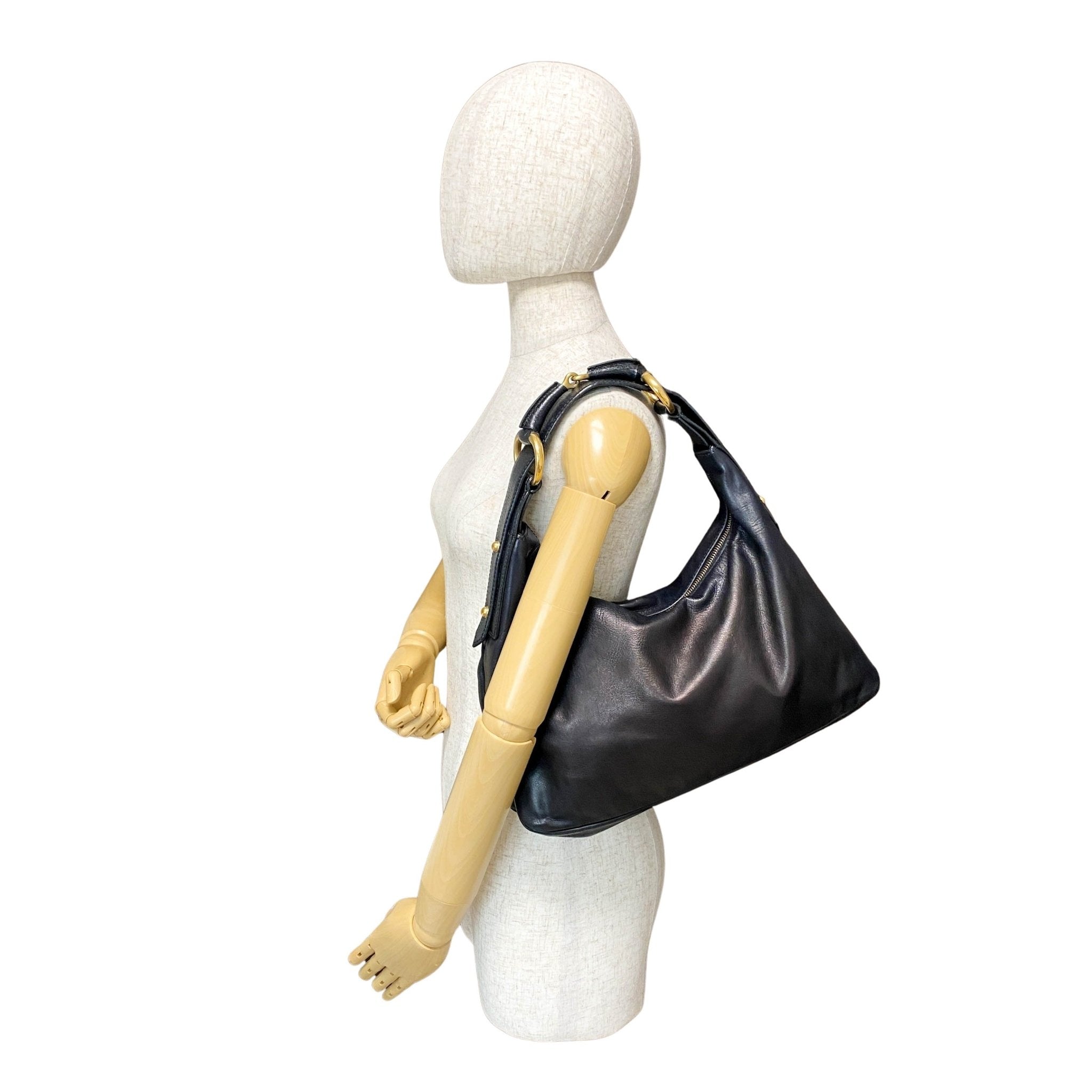 GUCCI Horsebit Black Leather Hobo Shoulder Bag, in , Sold by HIVE PRELOVED - Shoulder Bags, ,