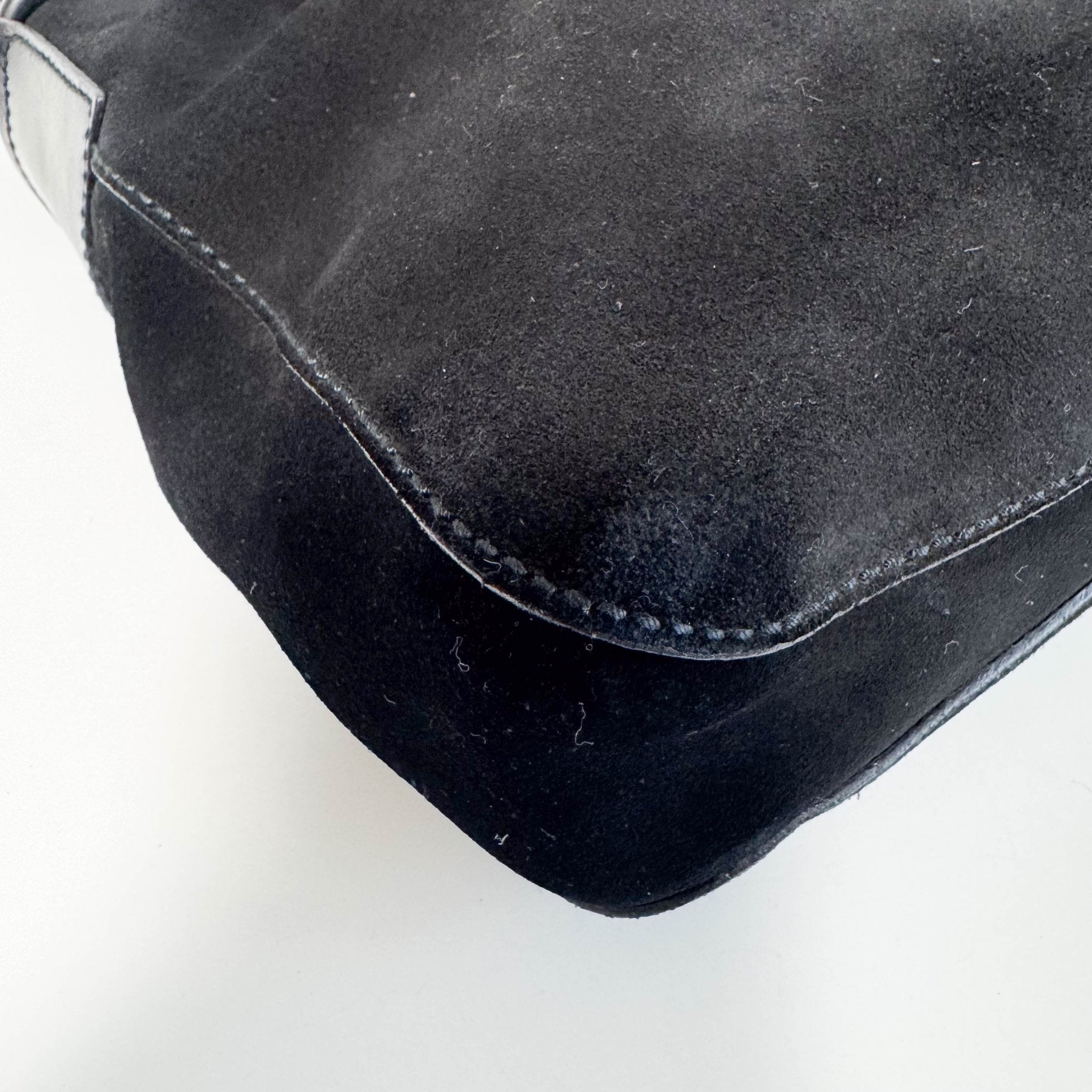 GUCCI Horsebit Black Suede Hobo Shoulder Bag, in , Sold by HIVE PRELOVED - Shoulder Bags, ,