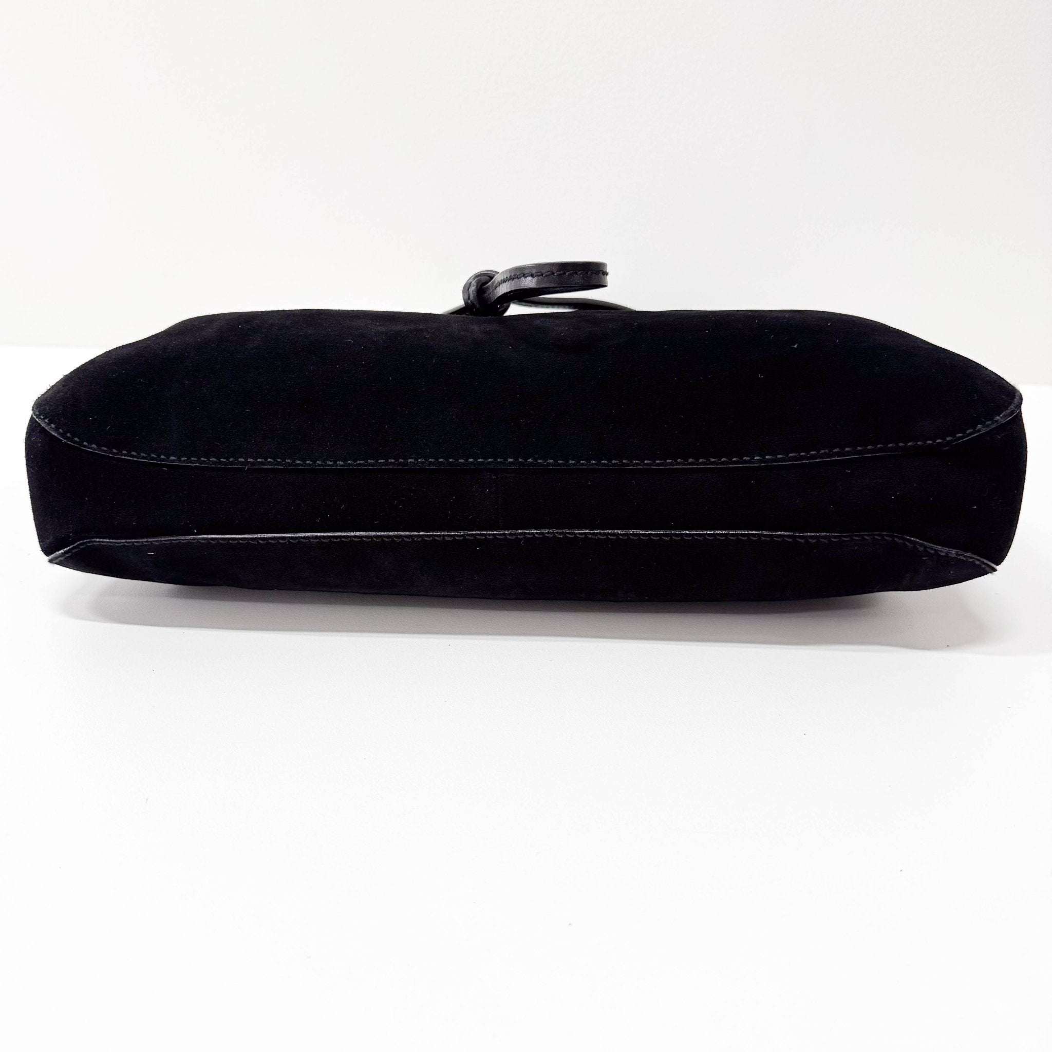 GUCCI Horsebit Black Suede Shoulder Bag, in , Sold by HIVE PRELOVED - Shoulder Bags, ,