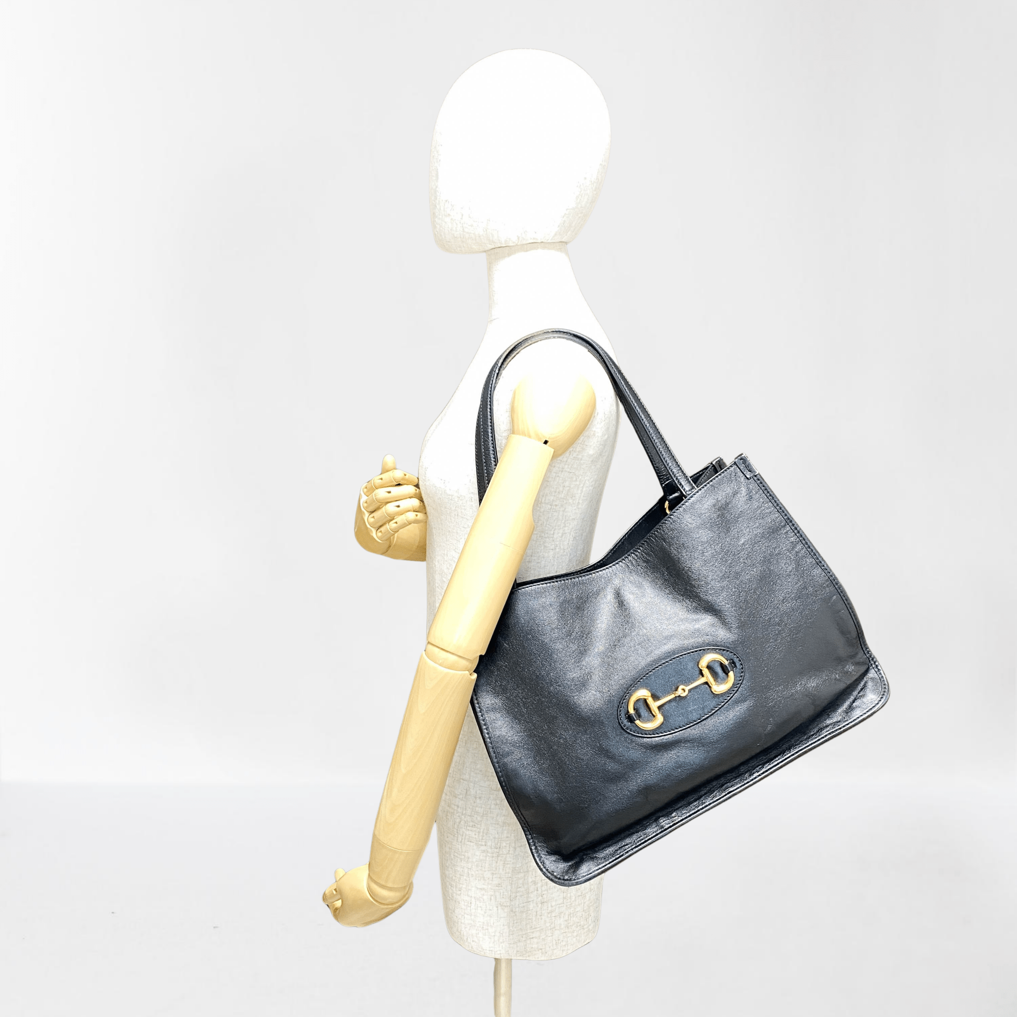 GUCCI Horsebit Black Tote, in , Sold by HIVE PRELOVED - Totes, ,