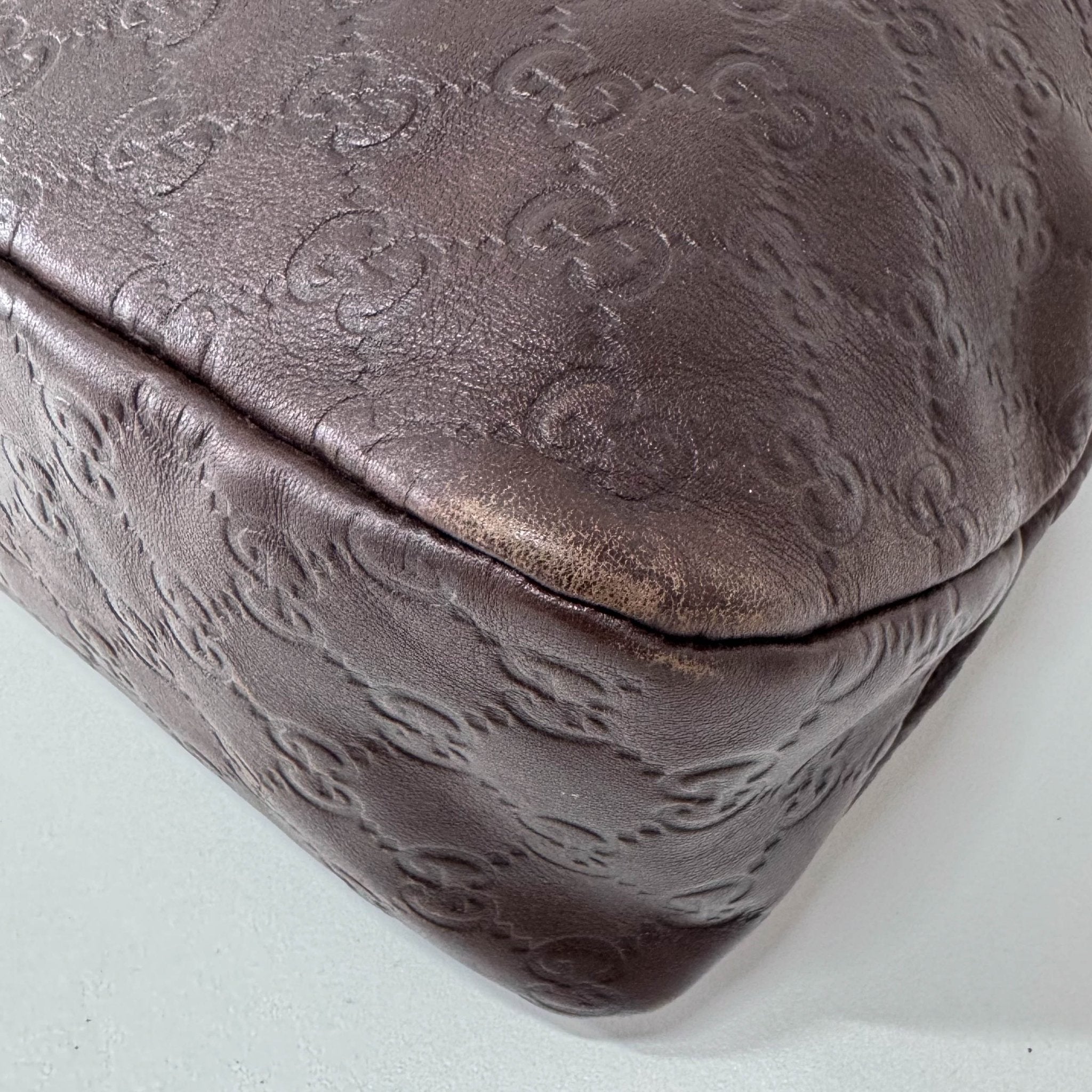 GUCCI Horsebit Brown GG Leather Shoulder Bag, in , Sold by HIVE PRELOVED - Shoulder Bags, ,