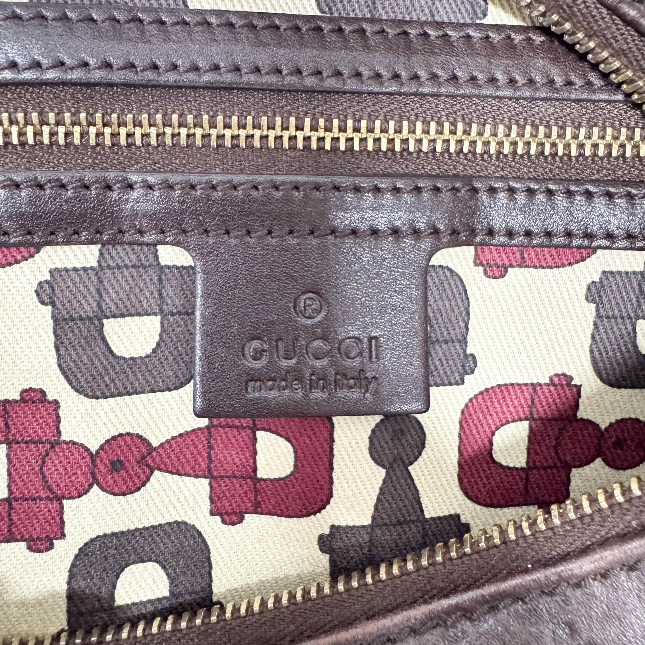 GUCCI Horsebit Brown GG Leather Shoulder Bag, in , Sold by HIVE PRELOVED - Shoulder Bags, ,