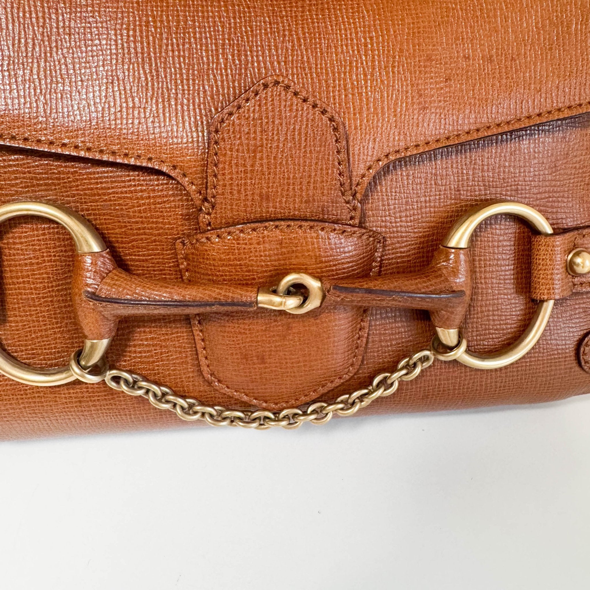 GUCCI Horsebit Brown Leather Shoulder Bag, in , Sold by HIVE PRELOVED - Shoulder Bags, ,