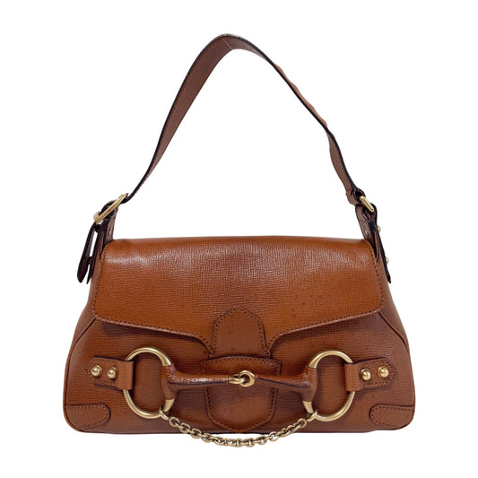 GUCCI Horsebit Brown Leather Shoulder Bag, in , Sold by HIVE PRELOVED - Shoulder Bags, ,