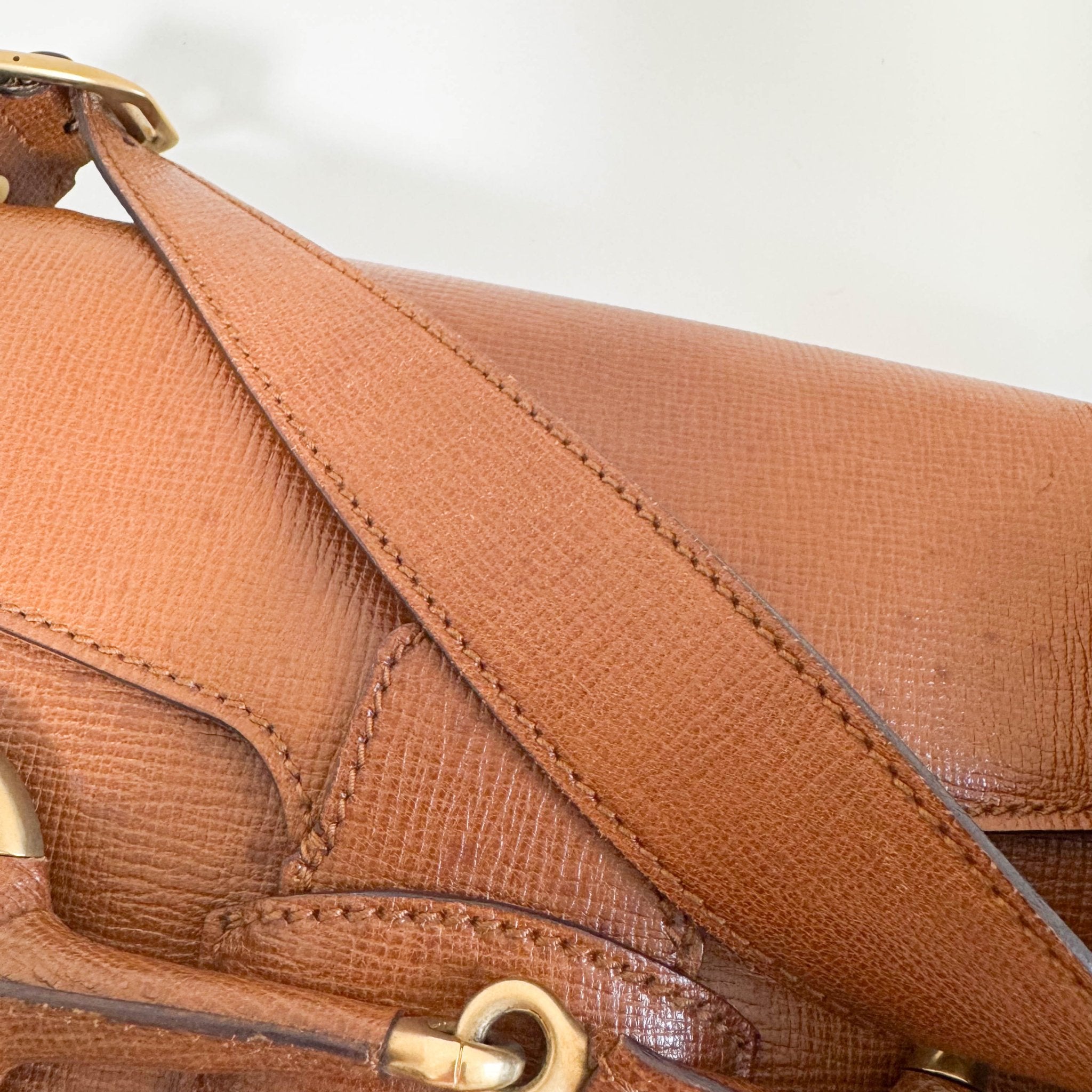 GUCCI Horsebit Brown Leather Shoulder Bag, in , Sold by HIVE PRELOVED - Shoulder Bags, ,