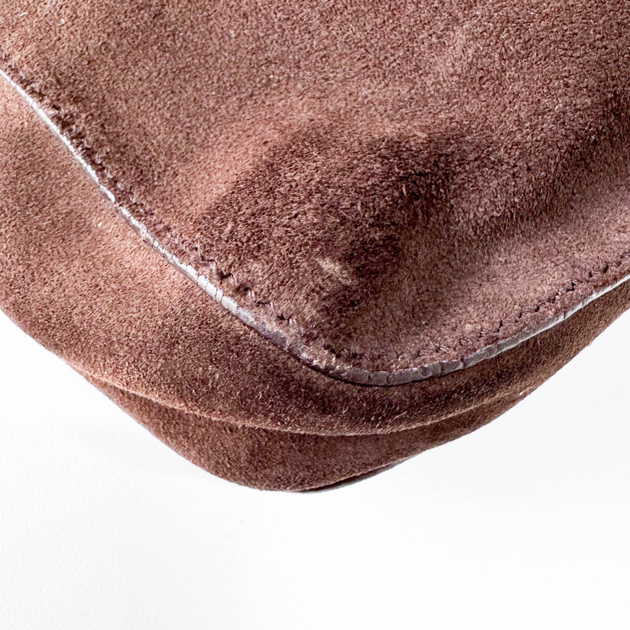 GUCCI Horsebit Brown Suede Hobo Shoulder Bag, in , Sold by HIVE PRELOVED - Shoulder Bags, ,