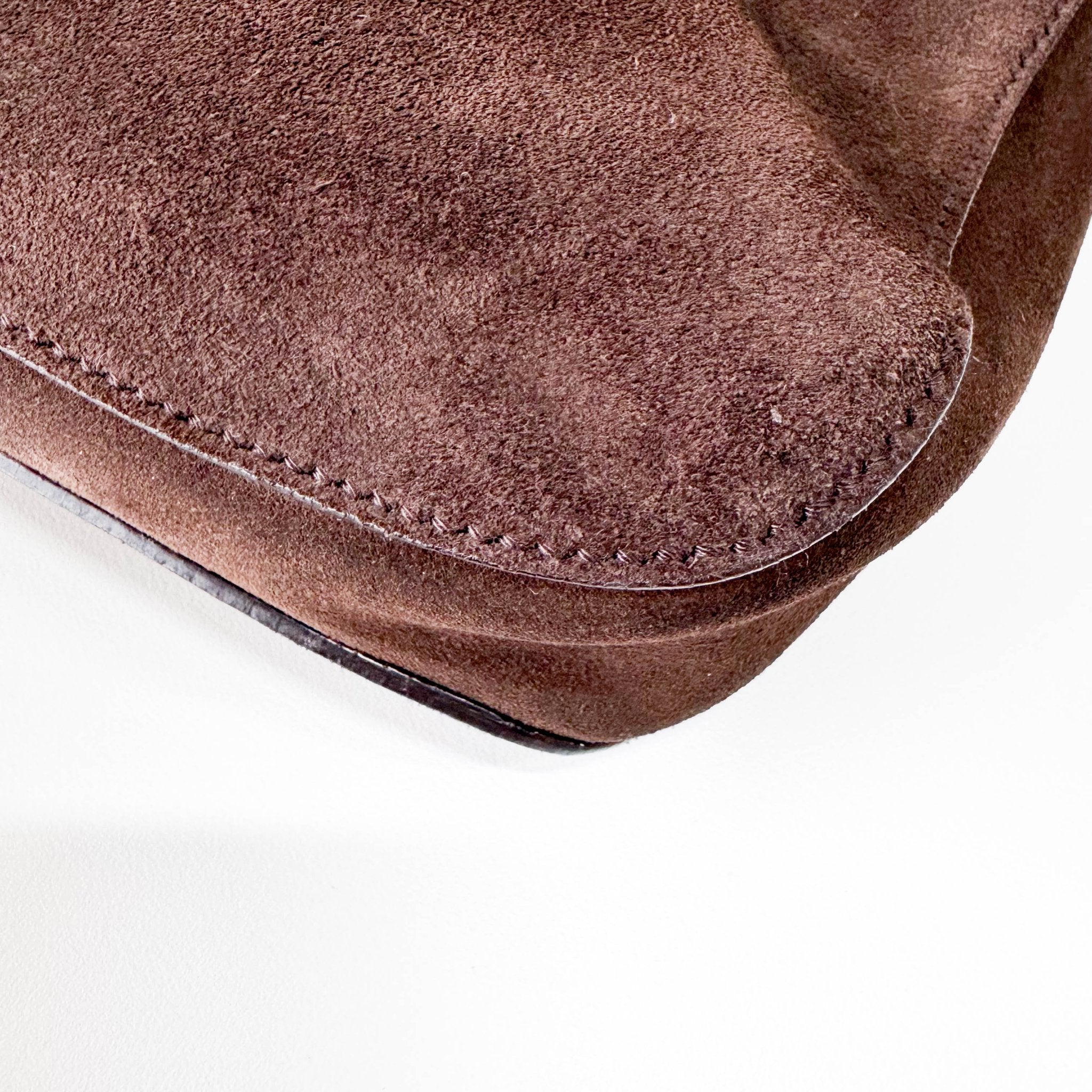 GUCCI Horsebit Brown Suede Hobo Shoulder Bag, in , Sold by HIVE PRELOVED - Shoulder Bags, ,