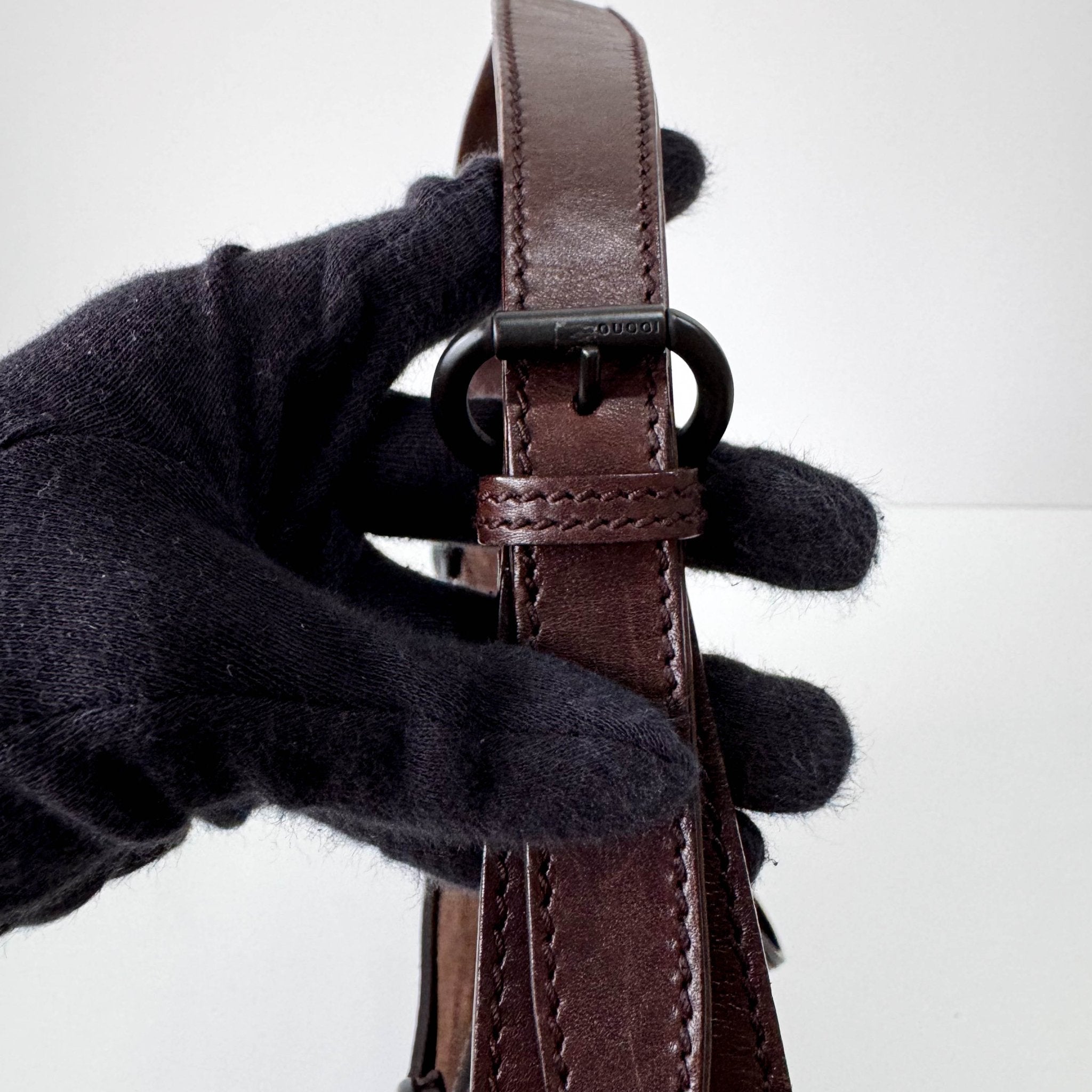 GUCCI Horsebit Brown Suede Hobo Shoulder Bag, in , Sold by HIVE PRELOVED - Shoulder Bags, ,