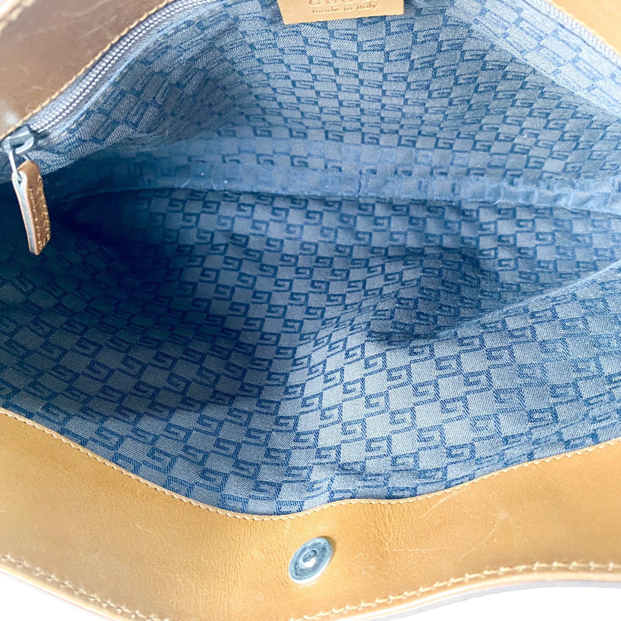 GUCCI Horsebit Caramel Suede Shoulder Bag, in , Sold by HIVE PRELOVED - Shoulder Bags, ,