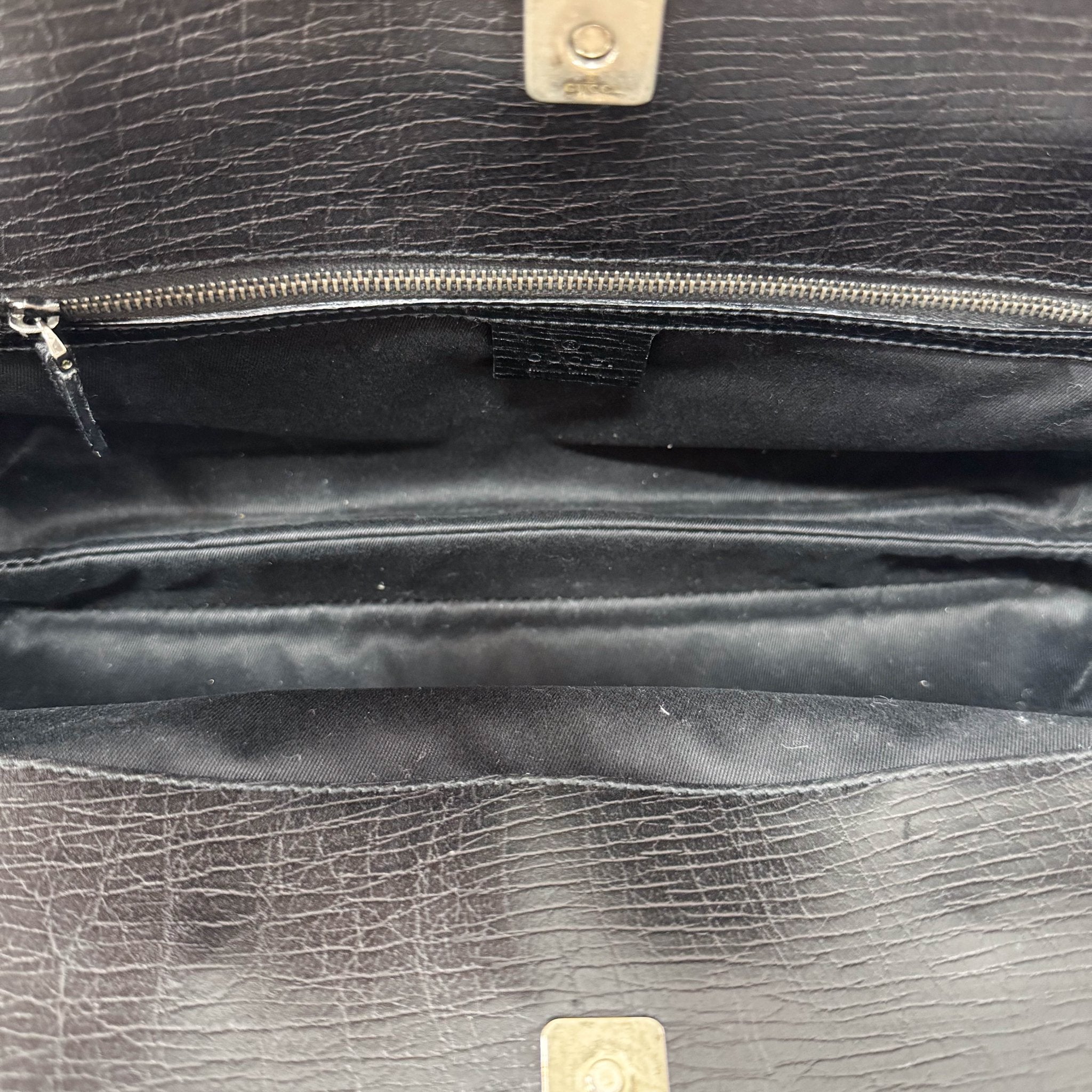 GUCCI Horsebit Chain Black GG Canvas & Leather Shoulder Bag, in , Sold by HIVE PRELOVED - Shoulder Bags, ,