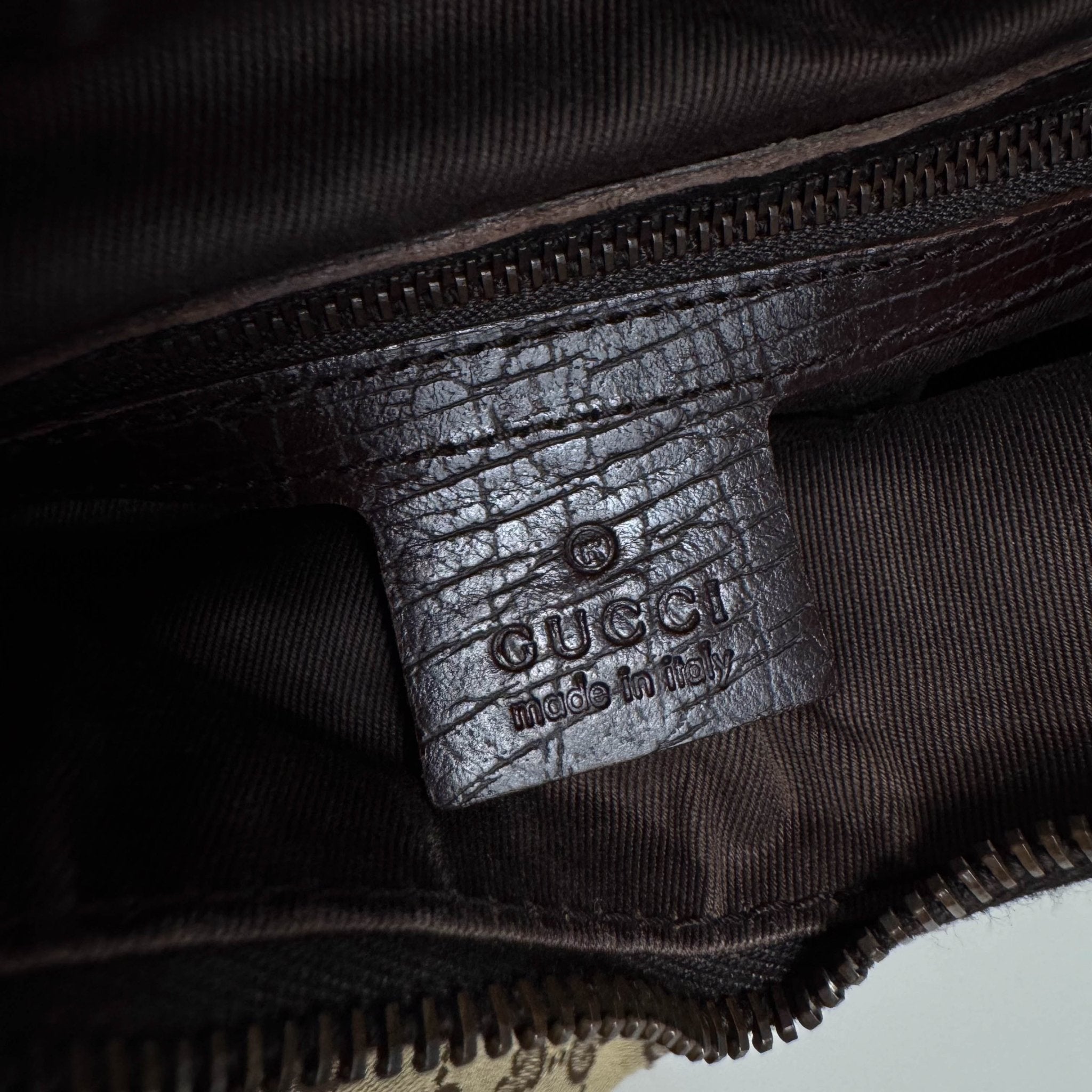 GUCCI Horsebit GG Canvas Beige Hobo Shoulder Bag, in , Sold by HIVE PRELOVED - Shoulder Bags, ,