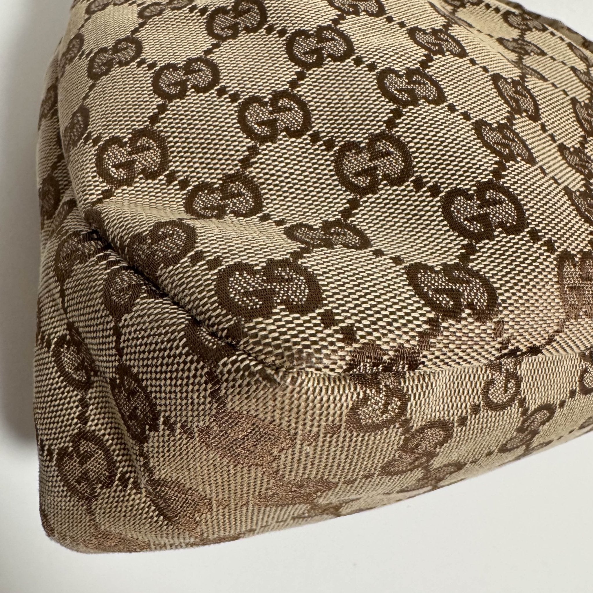 GUCCI Horsebit GG Canvas Beige Hobo Shoulder Bag, in , Sold by HIVE PRELOVED - Shoulder Bags, ,