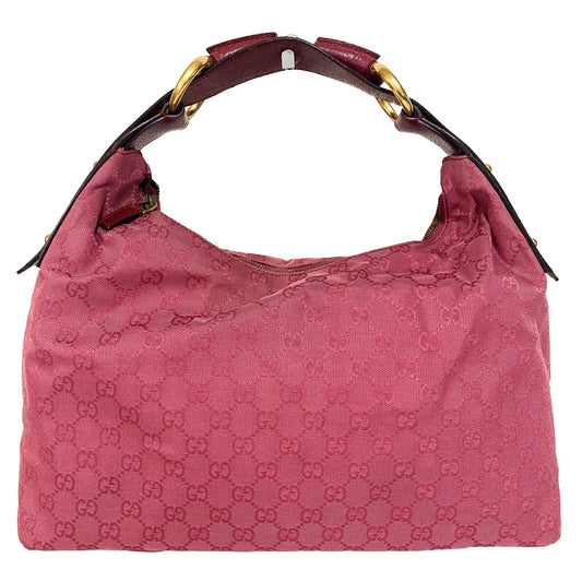GUCCI Horsebit GG Canvas Shoulder Bag, in , Sold by HIVE PRELOVED - Shoulder Bags, ,