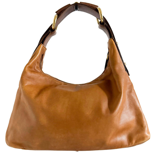 GUCCI Horsebit Hobo Brown Leather Shoulder Bag, in , Sold by HIVE PRELOVED - Shoulder Bags, ,
