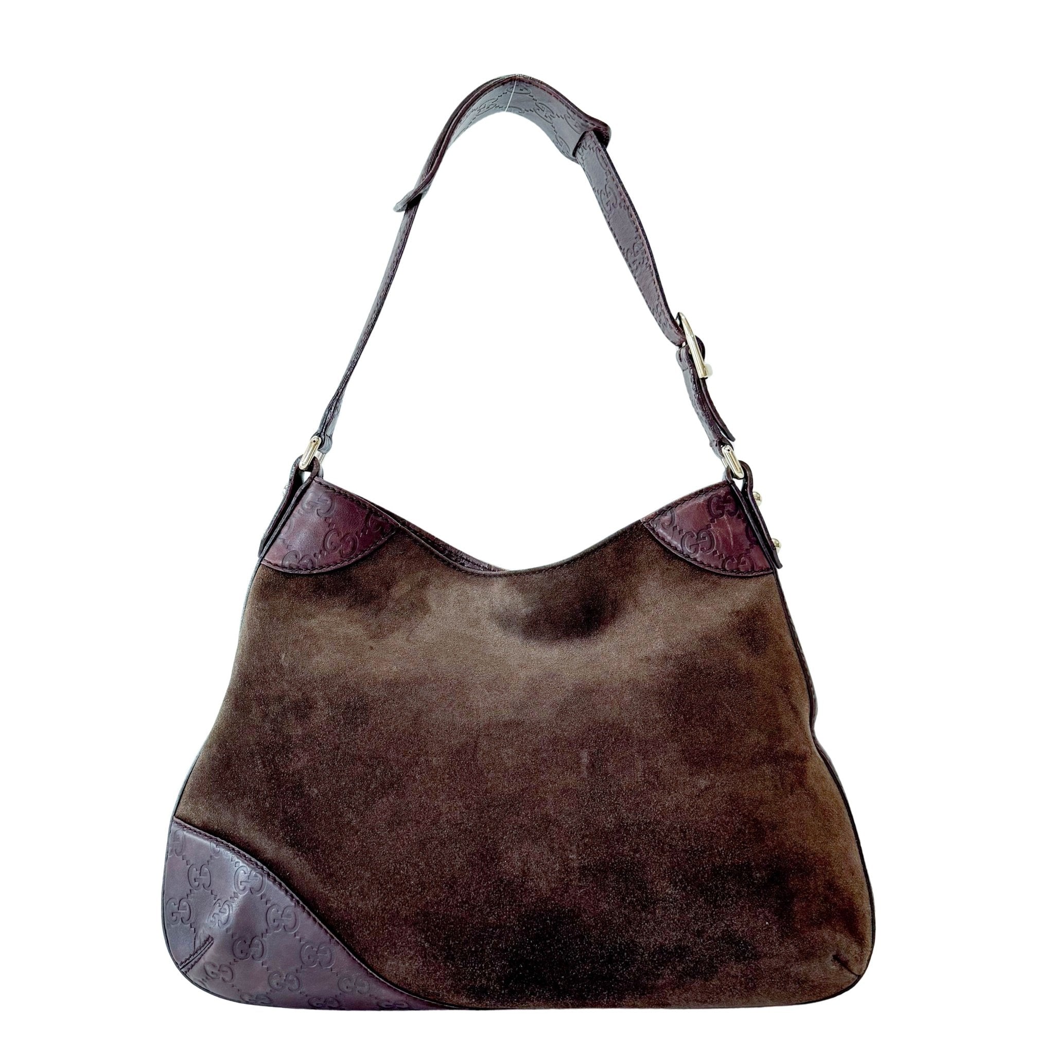 GUCCI Horsebit Hobo Suede Brown Shoulder Bag, in , Sold by HIVE PRELOVED - Shoulder Bags, ,