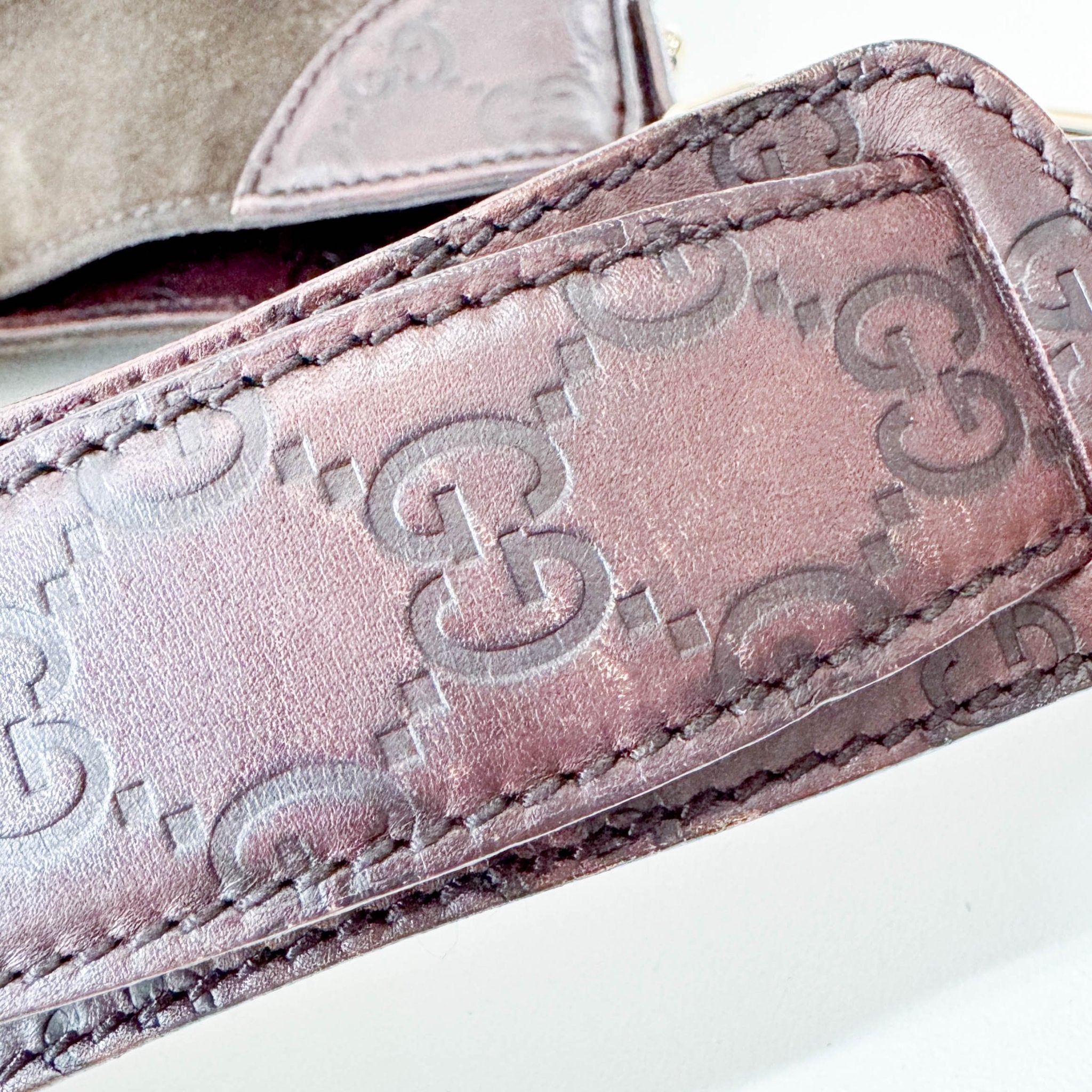 GUCCI Horsebit Hobo Suede Brown Shoulder Bag, in , Sold by HIVE PRELOVED - Shoulder Bags, ,