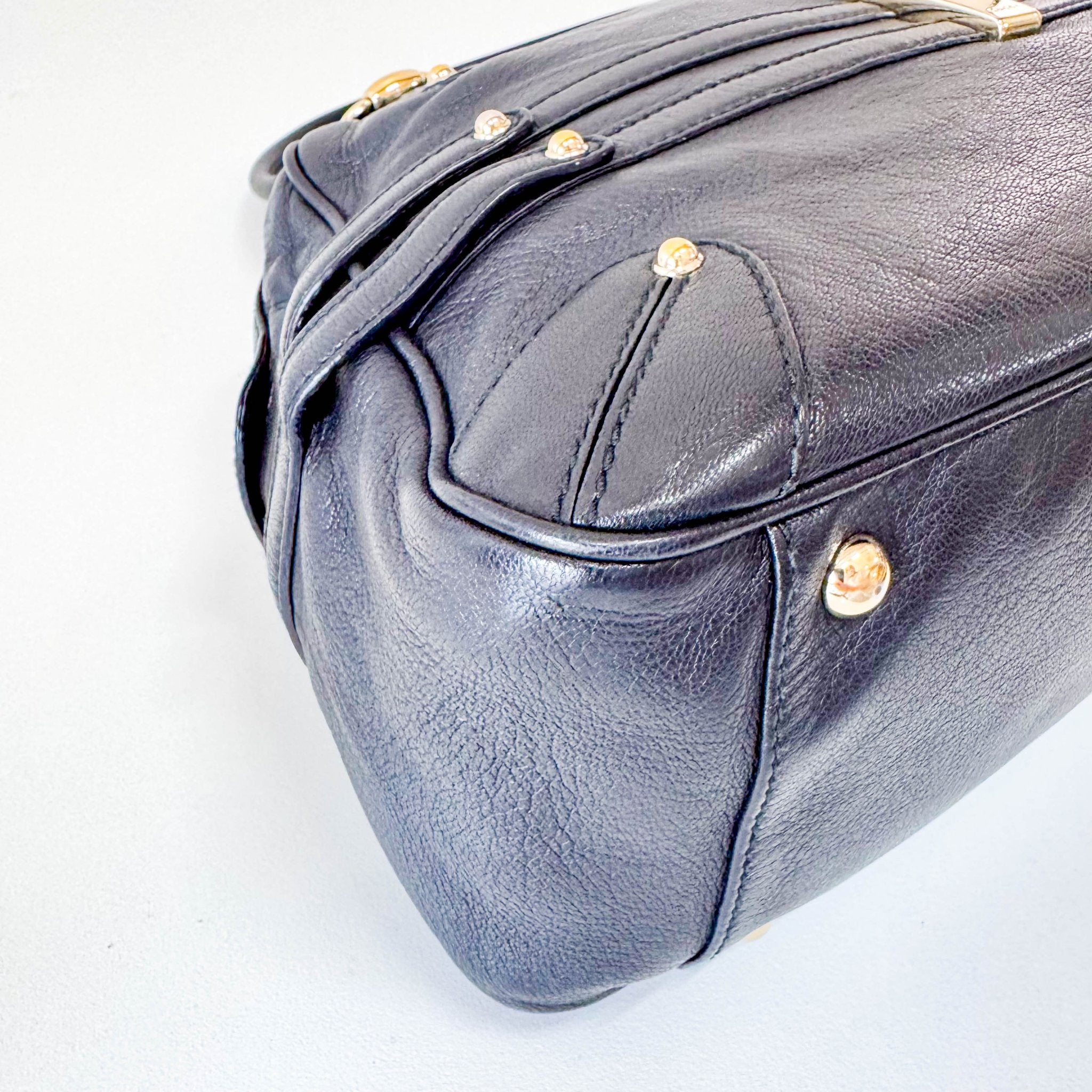 GUCCI Horsebit in Black Leather and Bamboo Detail Shoulder Bag, in , Sold by HIVE PRELOVED - Shoulder Bags, ,