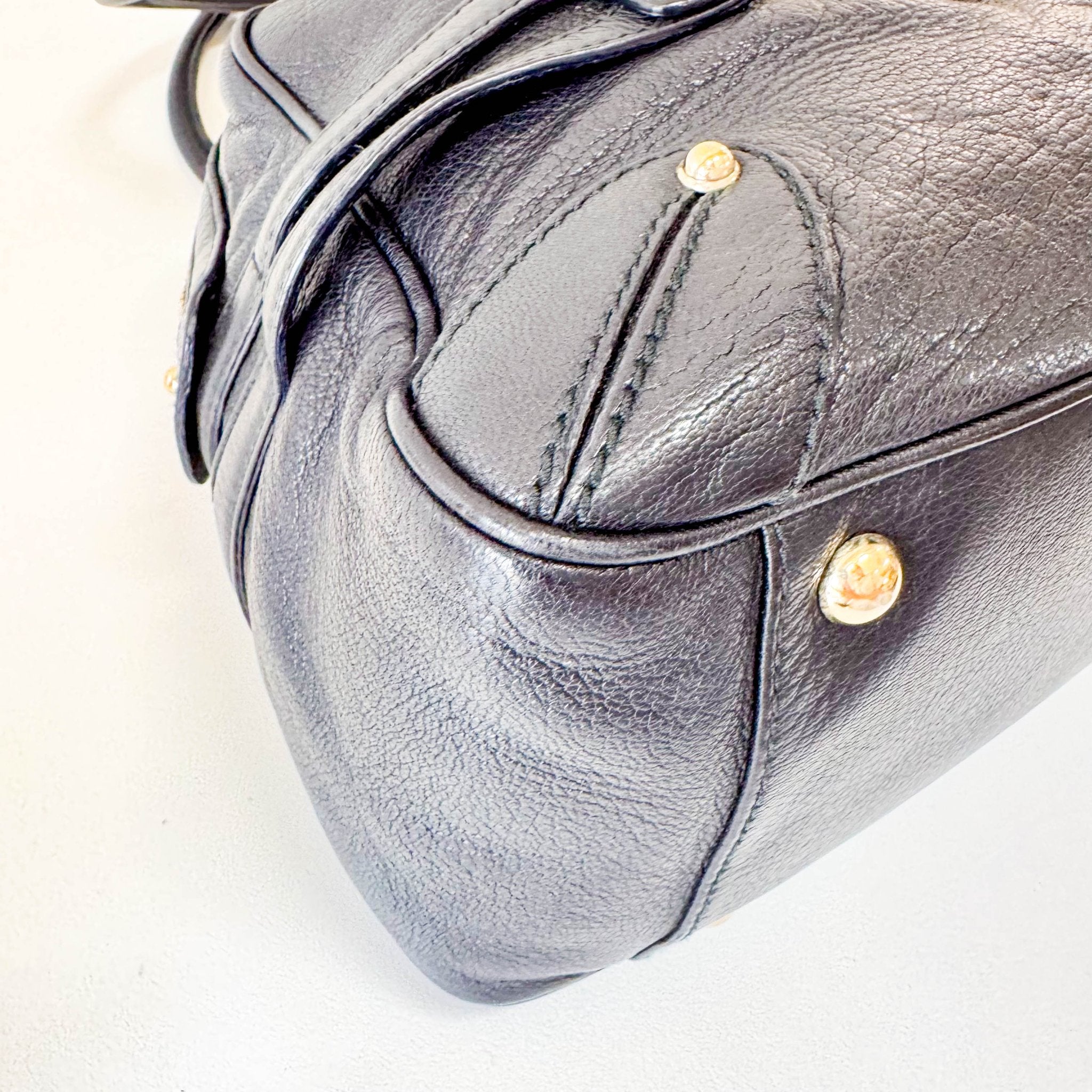 GUCCI Horsebit in Black Leather and Bamboo Detail Shoulder Bag, in , Sold by HIVE PRELOVED - Shoulder Bags, ,