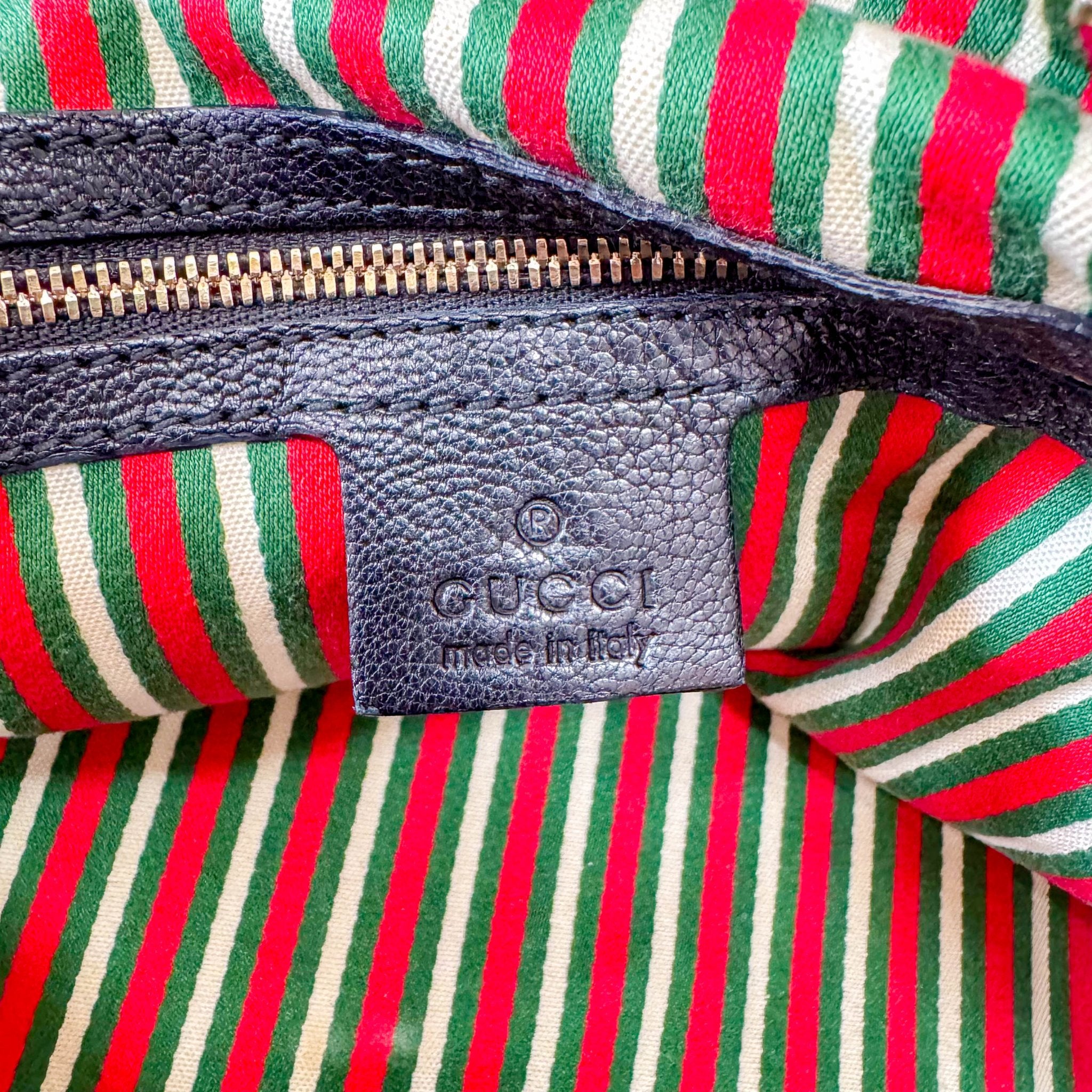 GUCCI Horsebit in Black Leather and Bamboo Detail Shoulder Bag, in , Sold by HIVE PRELOVED - Shoulder Bags, ,