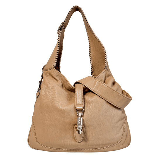 GUCCI Jackie 1961 Beige Leather Tussel Shoulder Bag, in , Sold by HIVE PRELOVED - Shoulder Bags, ,