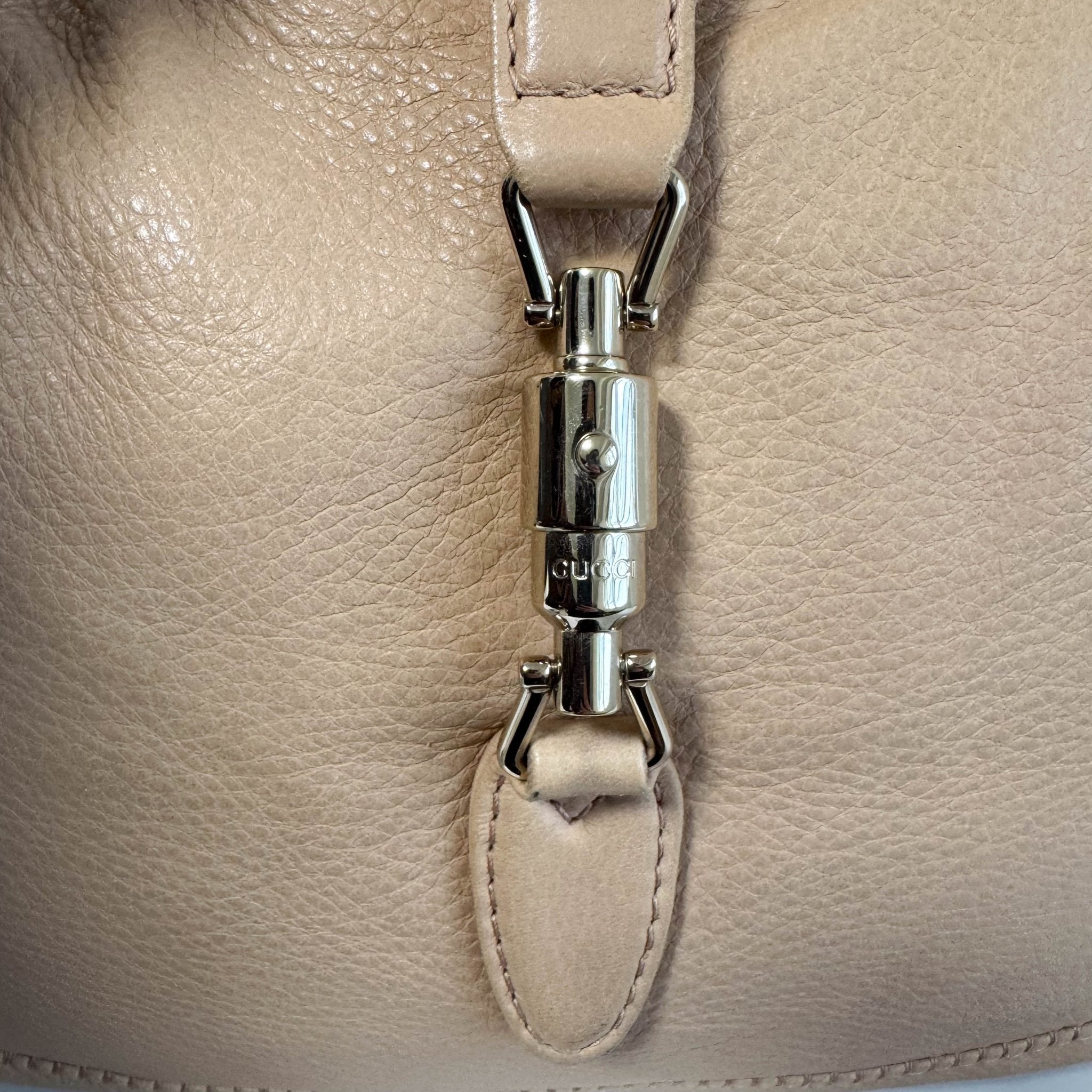 GUCCI Jackie 1961 Beige Leather Tussel Shoulder Bag, in , Sold by HIVE PRELOVED - Shoulder Bags, ,
