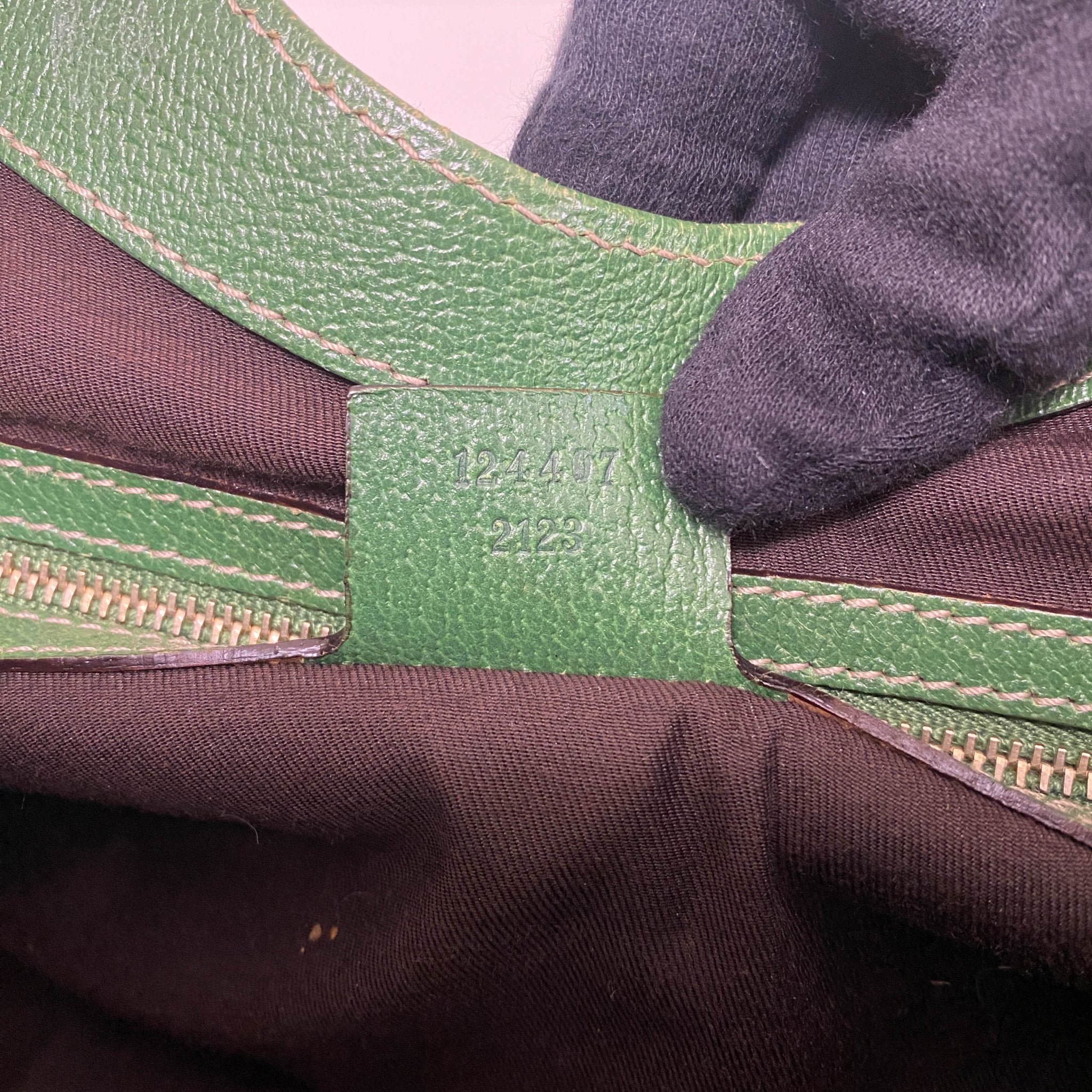 GUCCI Jackie 1961 GG Canvas Green Leather Shoulder Bag, in , Sold by HIVE PRELOVED - Shoulder Bags, ,