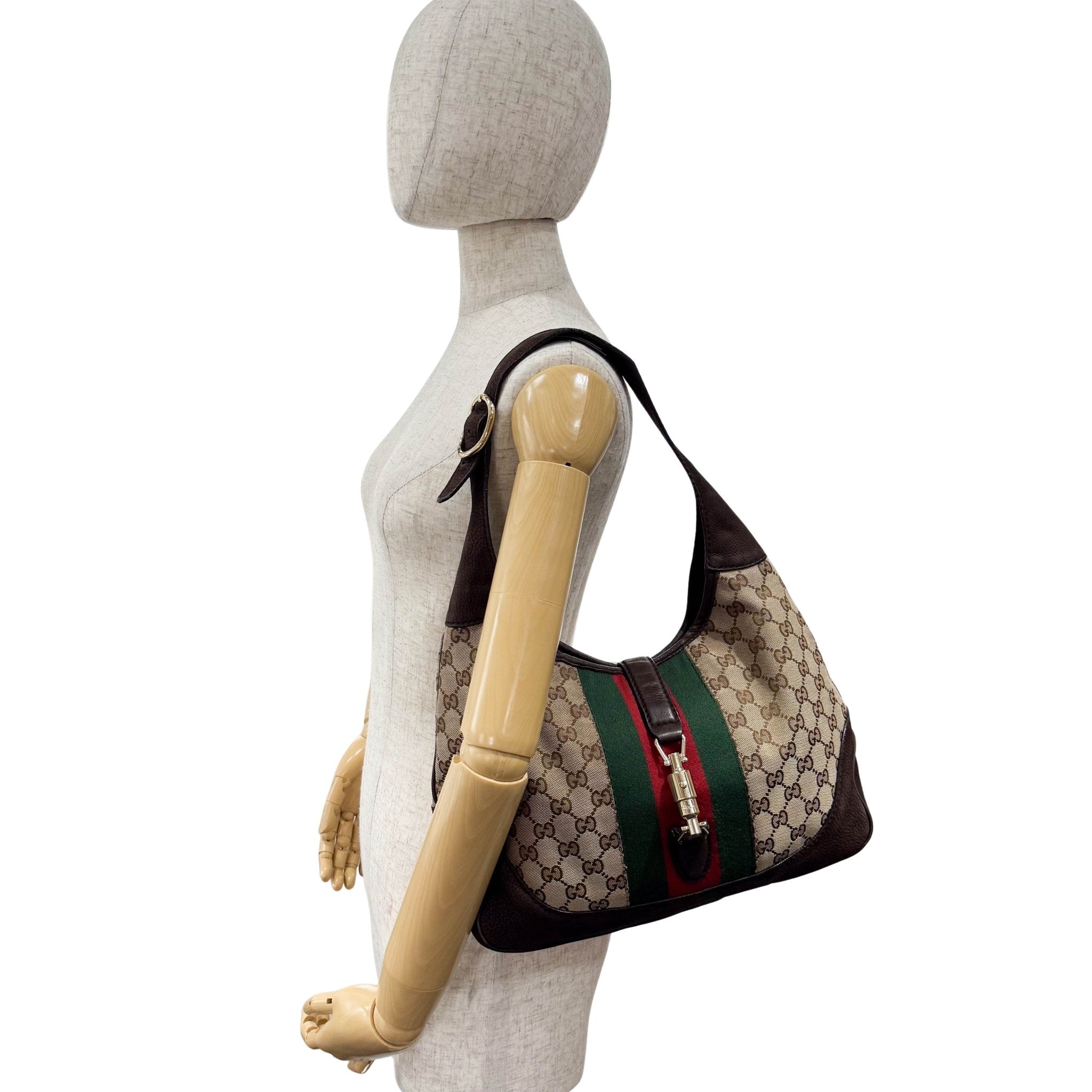 GUCCI Jackie 1961 GG Canvas Stripe, in , Sold by HIVE PRELOVED - Shoulder Bags, ,
