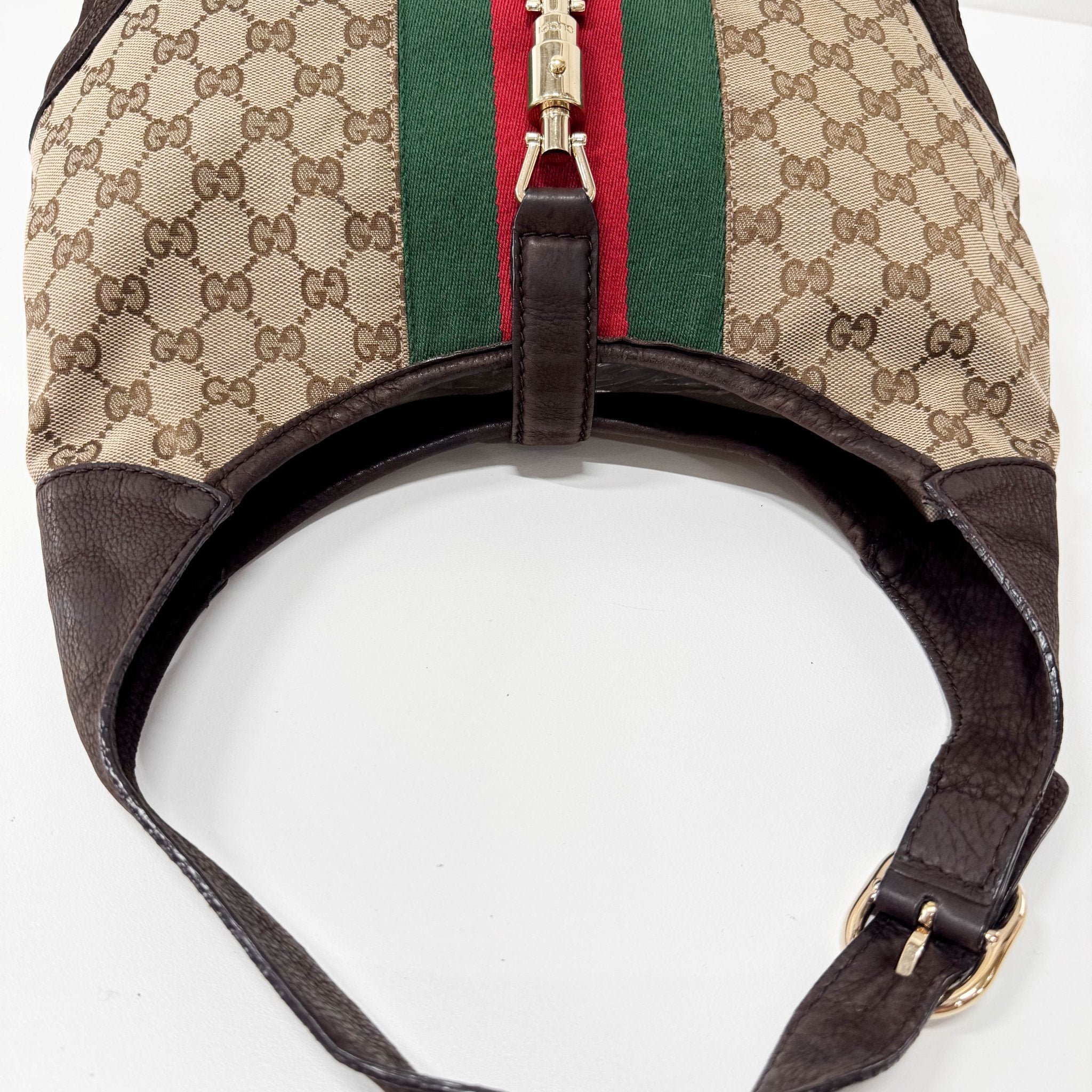 GUCCI Jackie 1961 GG Canvas Stripe, in , Sold by HIVE PRELOVED - Shoulder Bags, ,