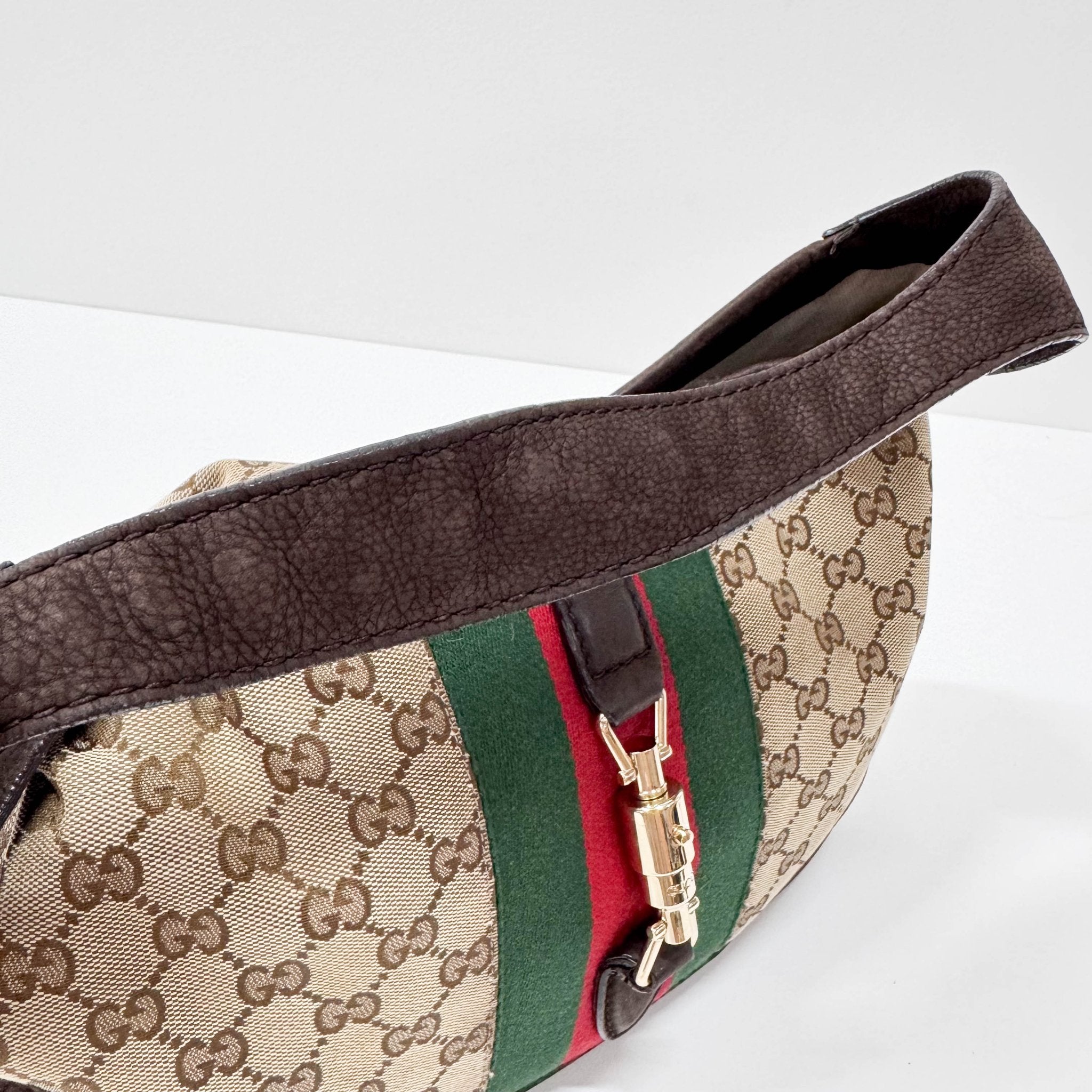 GUCCI Jackie 1961 GG Canvas Stripe, in , Sold by HIVE PRELOVED - Shoulder Bags, ,