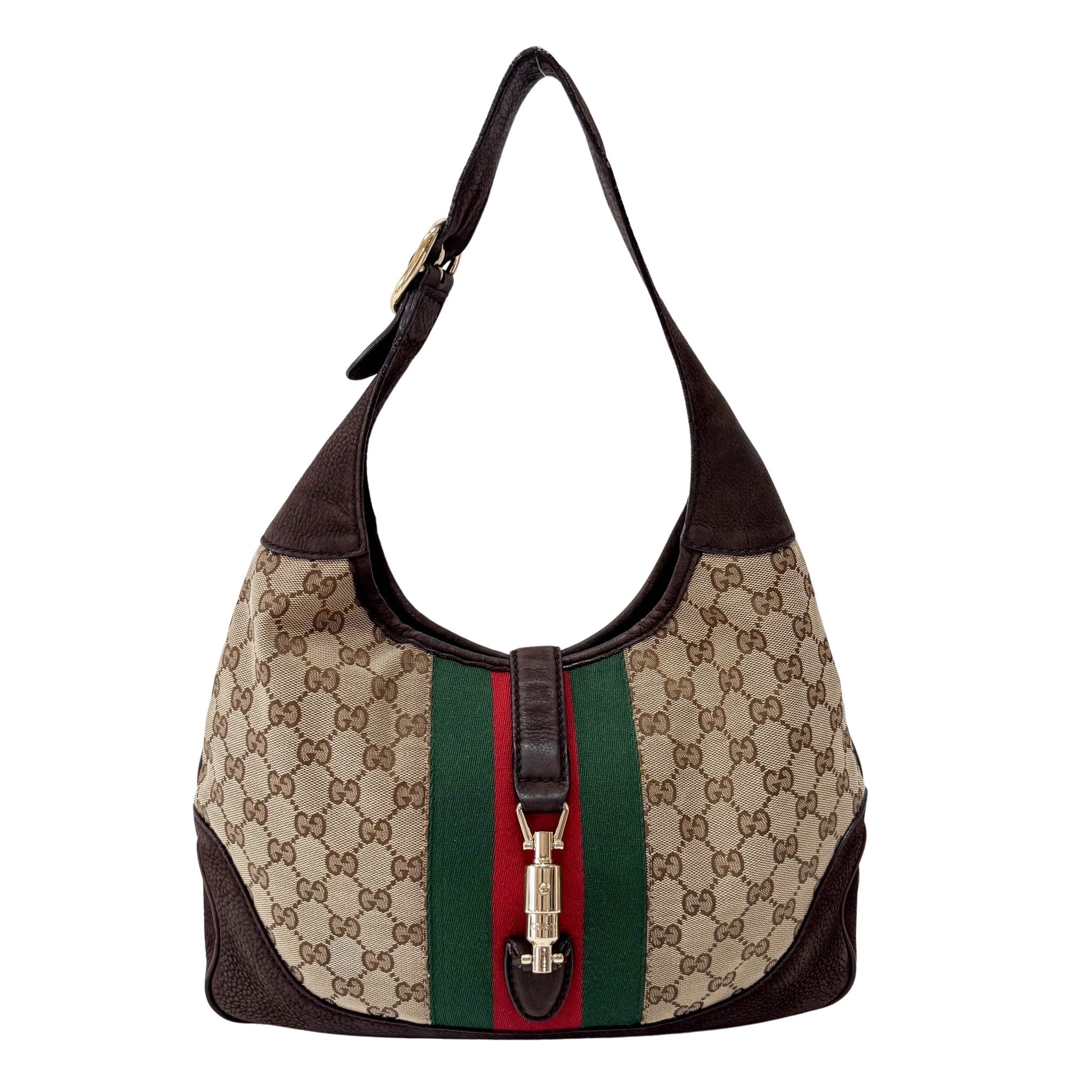 GUCCI Jackie 1961 GG Canvas Stripe, in , Sold by HIVE PRELOVED - Shoulder Bags, ,