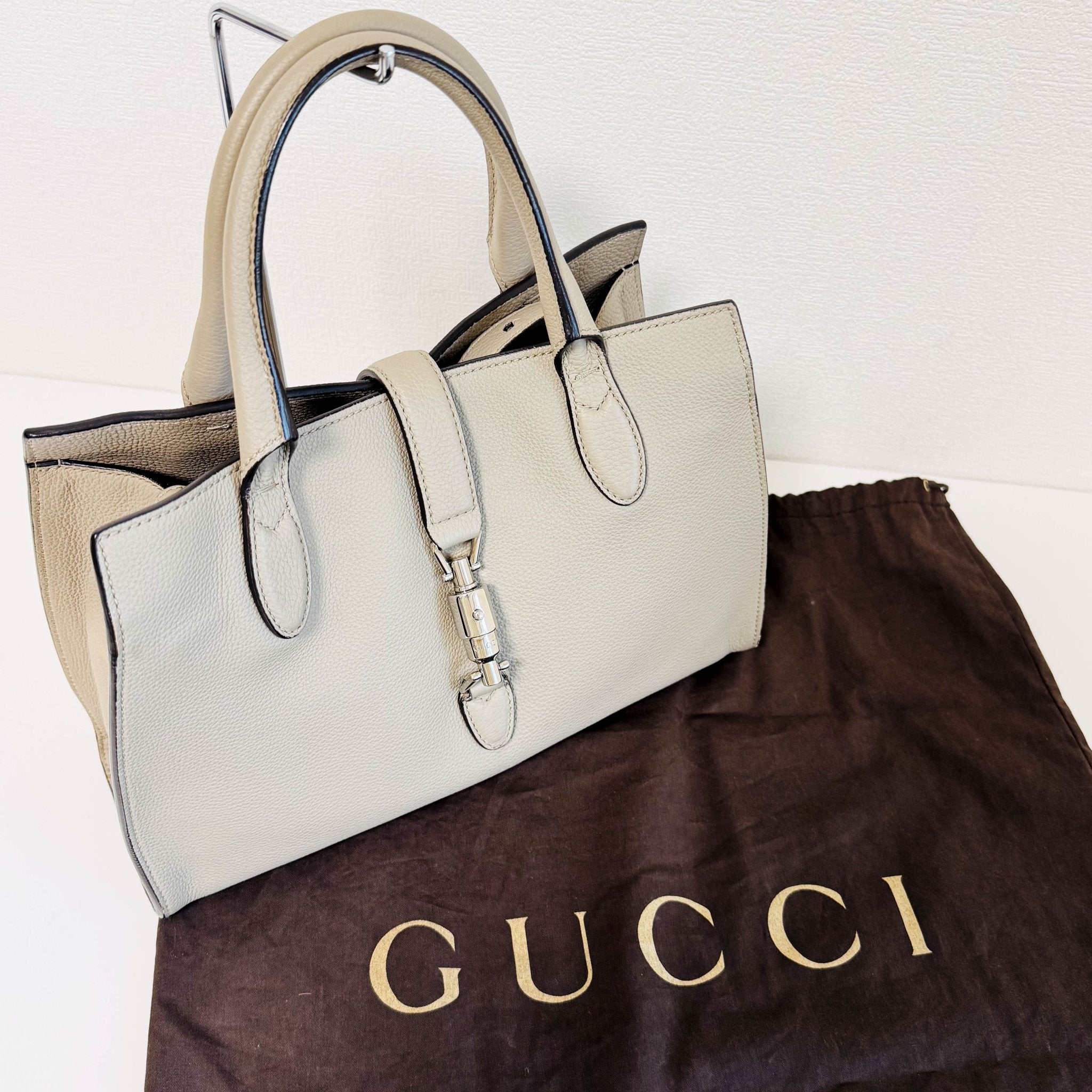 GUCCI Jackie 1961 Soft Leather Tote, in , Sold by HIVE PRELOVED - Handle Bags, Totes,