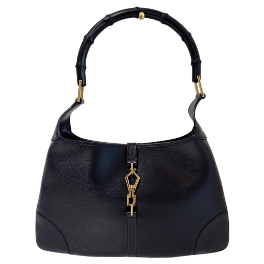 GUCCI Jackie Bamboo Leather Shoulder Bag, in , Sold by HIVE PRELOVED - Shoulder Bags, ,