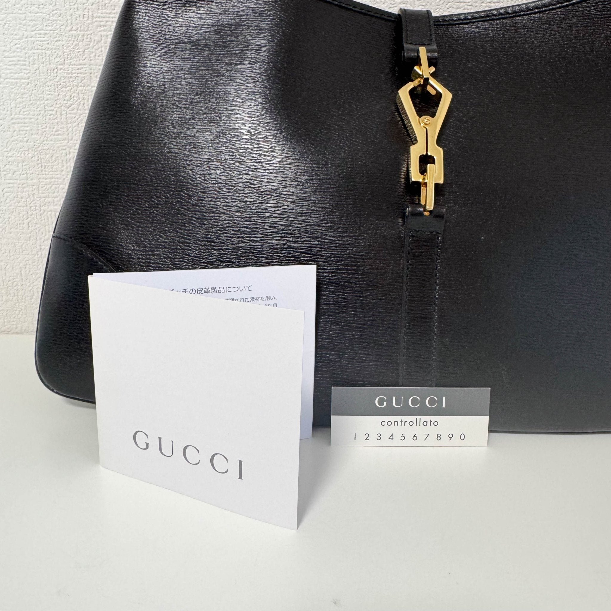 GUCCI Jackie Bamboo Leather Shoulder Bag, in , Sold by HIVE PRELOVED - Shoulder Bags, ,