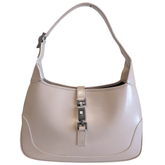 GUCCI Jackie Beige Pink Leather Shoulder Bag, in , Sold by HIVE PRELOVED - Shoulder Bags, ,